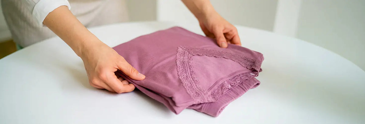 cómo doblar pijamas