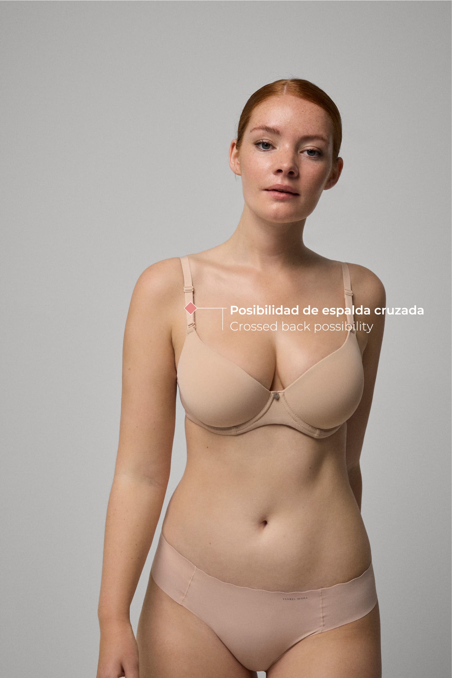 Sutiã nude tamanho ajustável