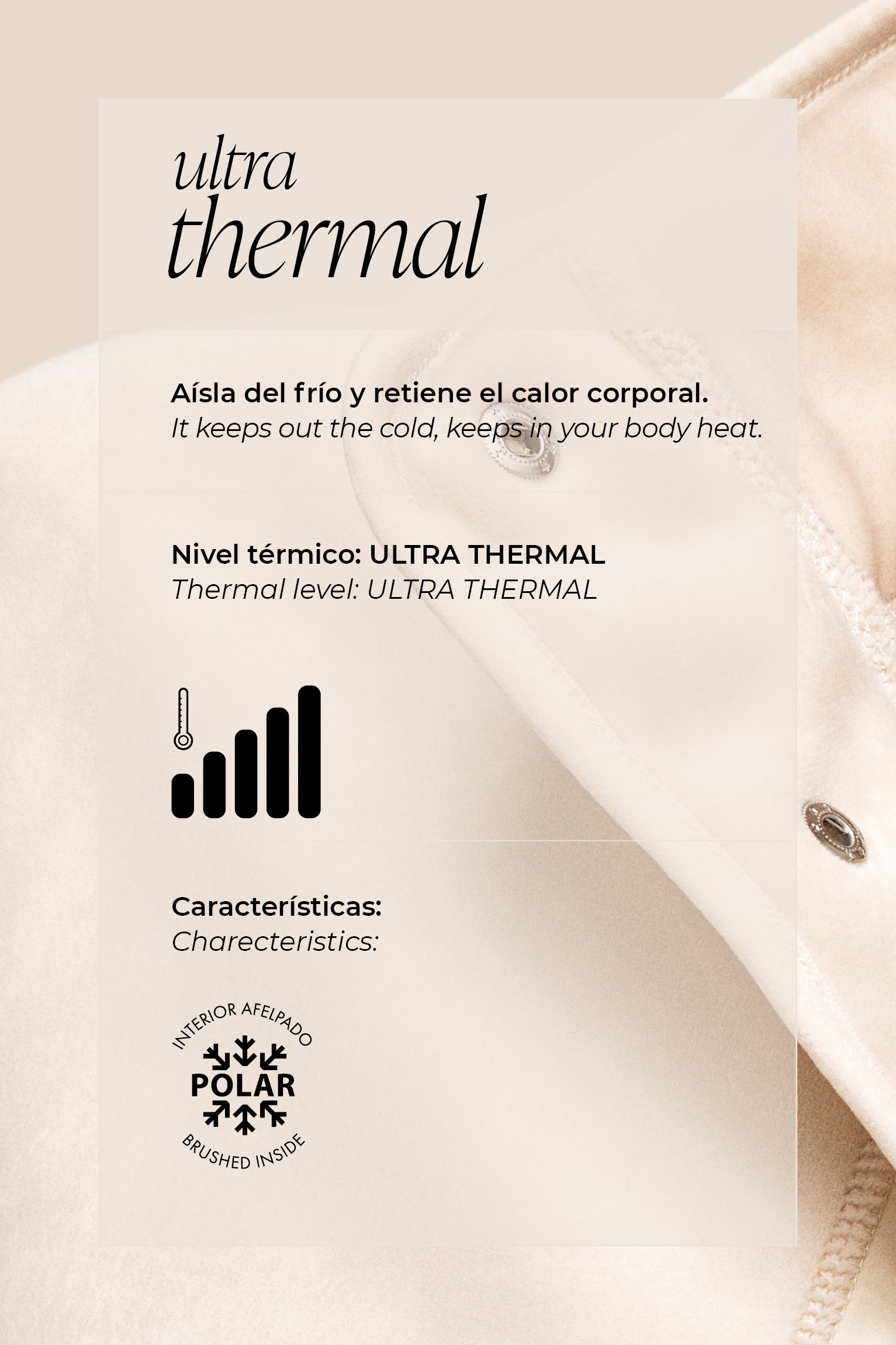 Leggings térmicas com forro de lã para meninas