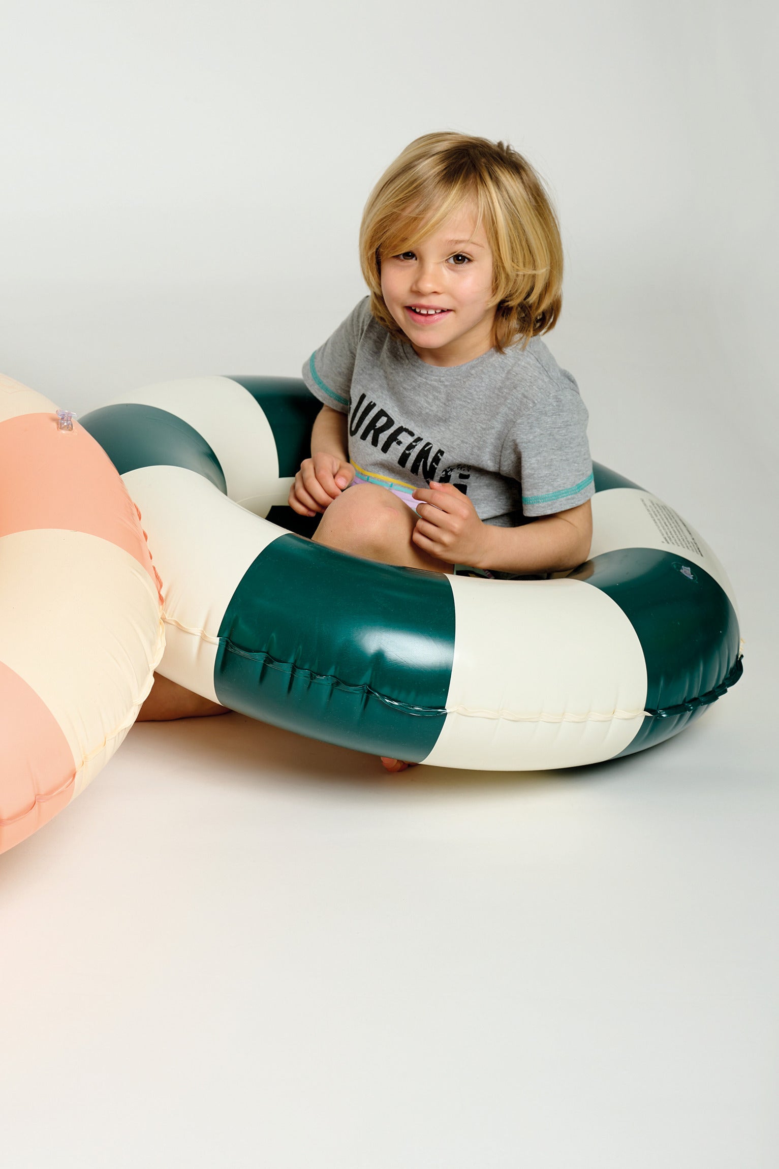 Pijama curto de algodão estilo surfista para crianças | MUYDEMI