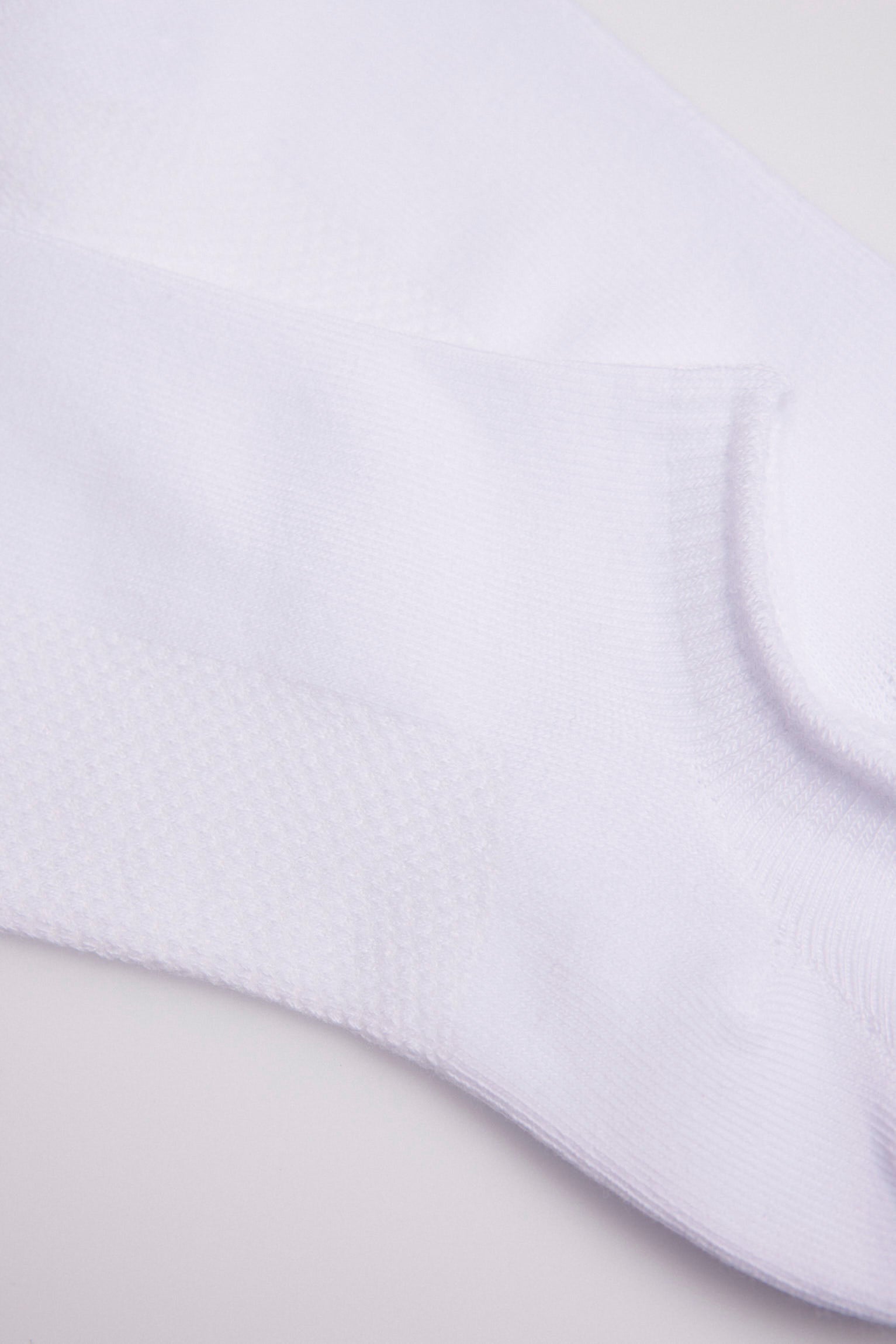 Pacote de 3 meias mindinhos brancas respiráveis