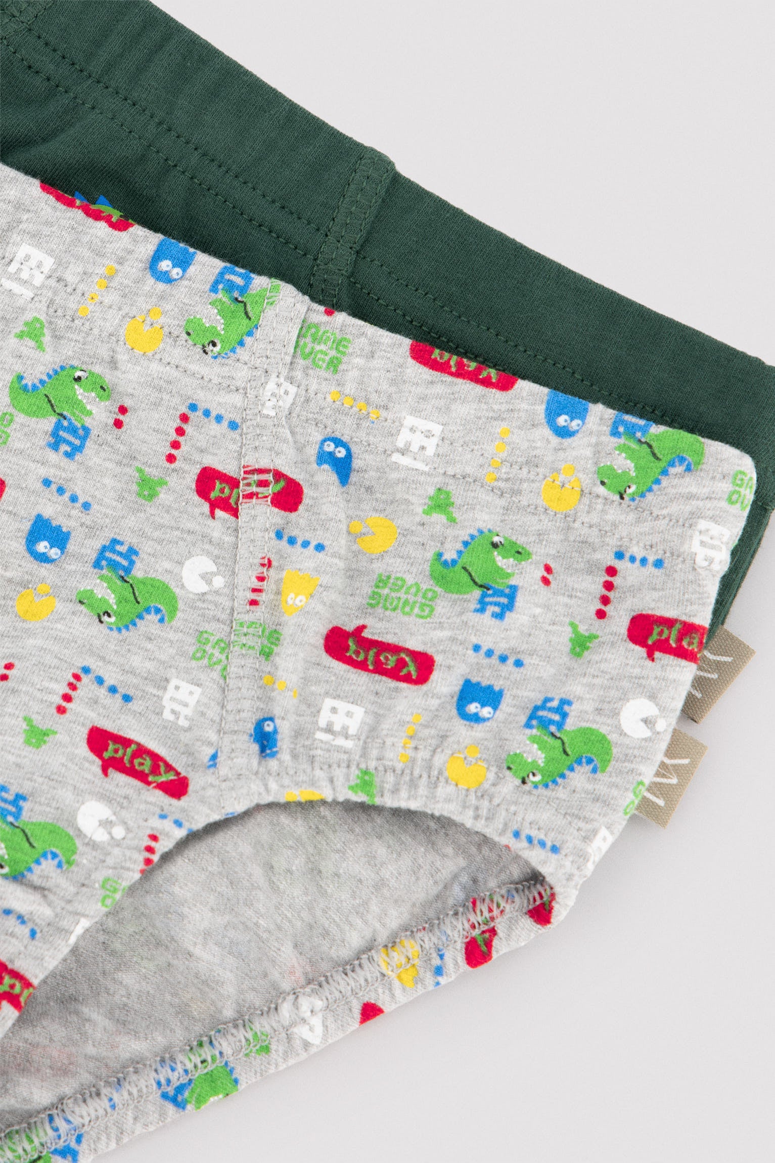 Pack de 2 slips infantiles estampado dinosaurios - Ysabel Mora
