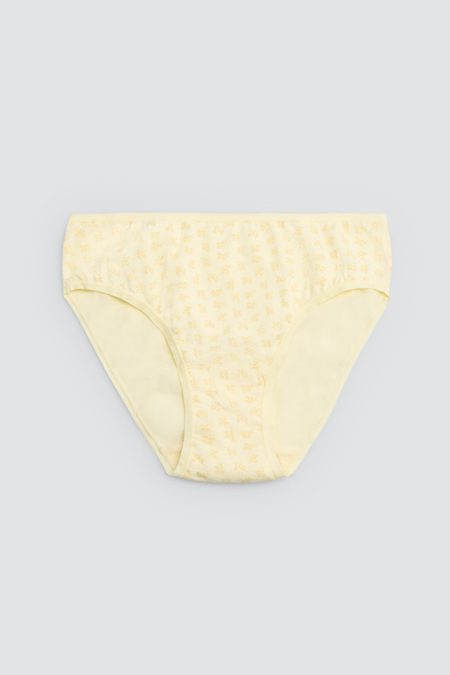 Pacote com 6 calcinhas midi lisas e estampadas