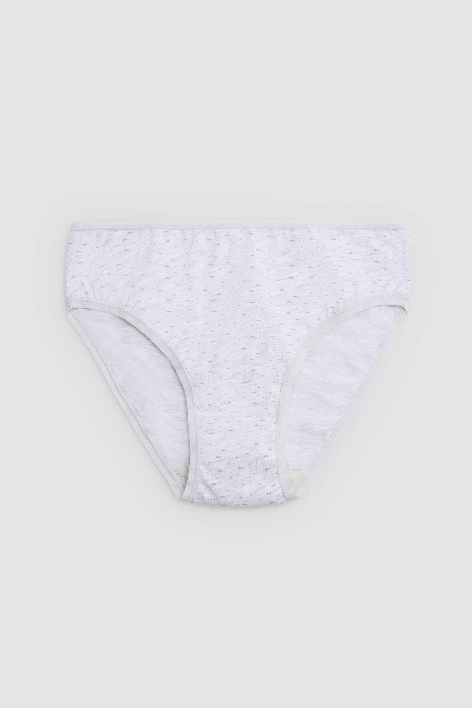 Pacote com 6 calcinhas midi lisas e estampadas