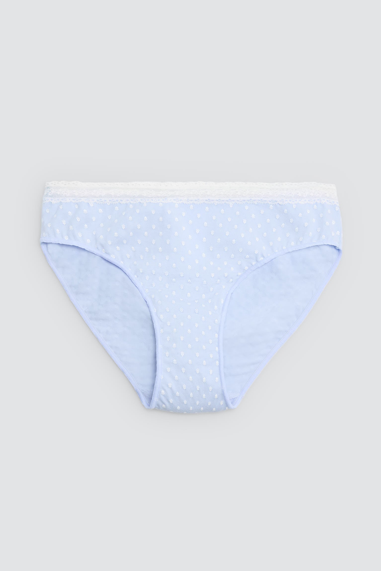 Pack de 2 bragas midi estampadas pastel tonos azules - Ysabel Mora