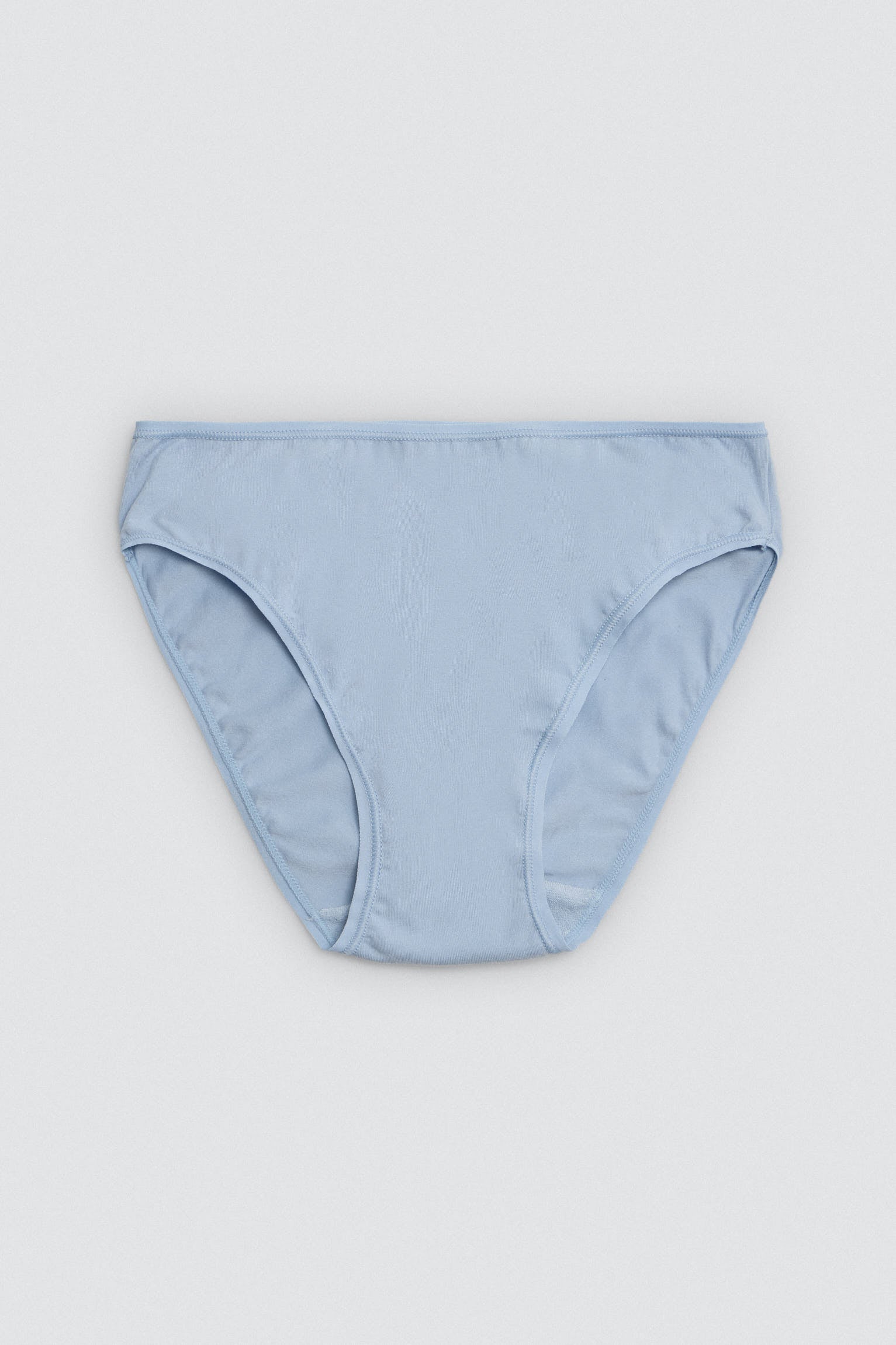 Pacote com 4 calcinhas midi básicas de algodão