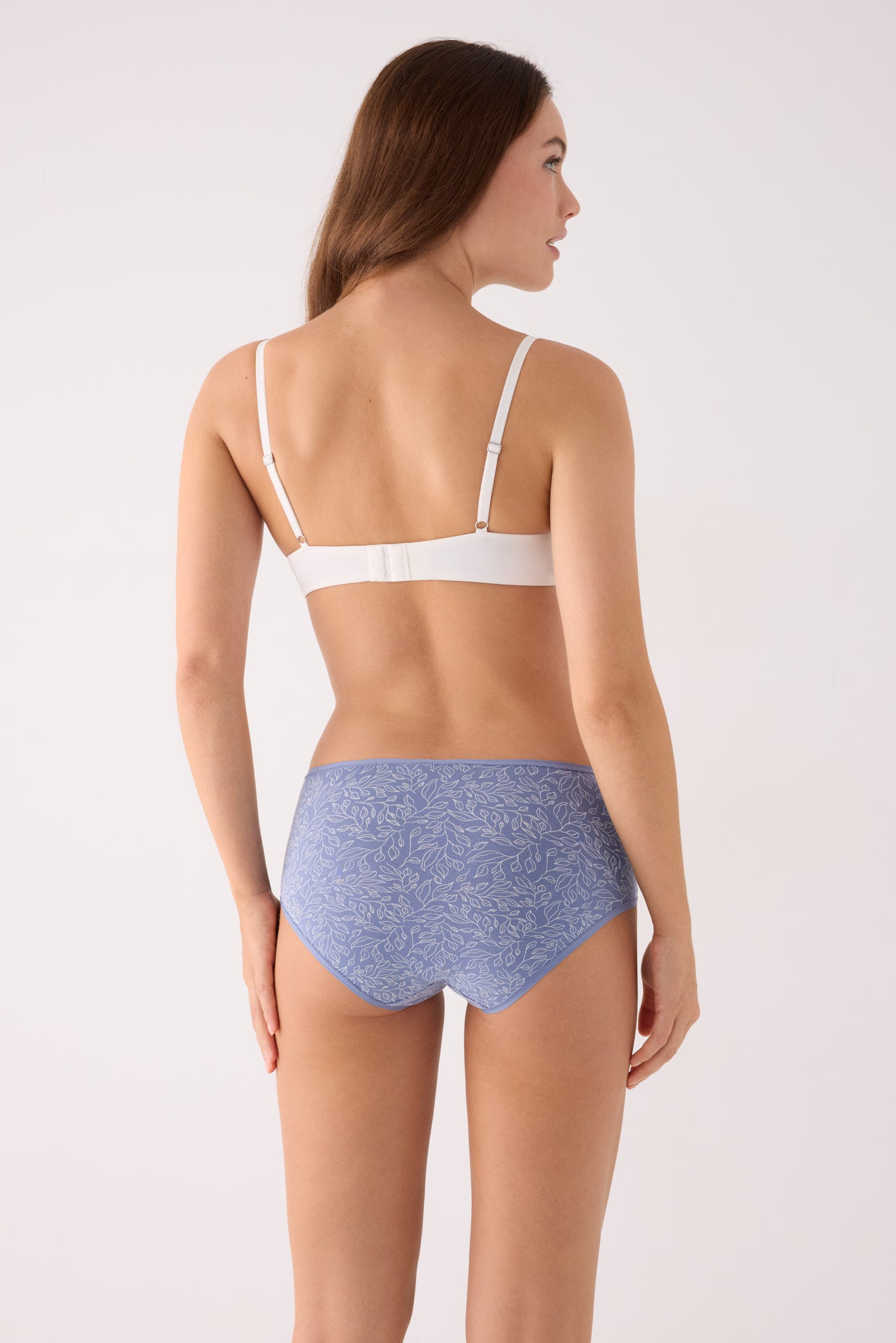 Pack de 2 cuecas altas estampadas de algodão, multicolor