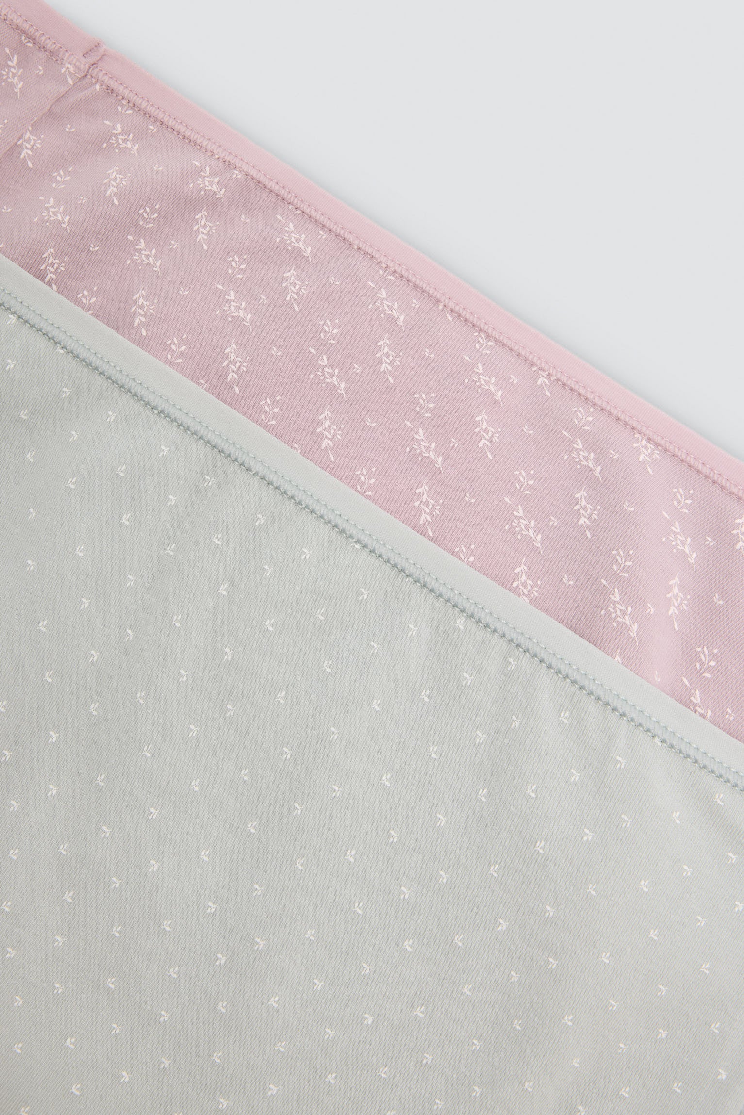 Pack de 2 cuecas altas estampadas de algodão, multicolor