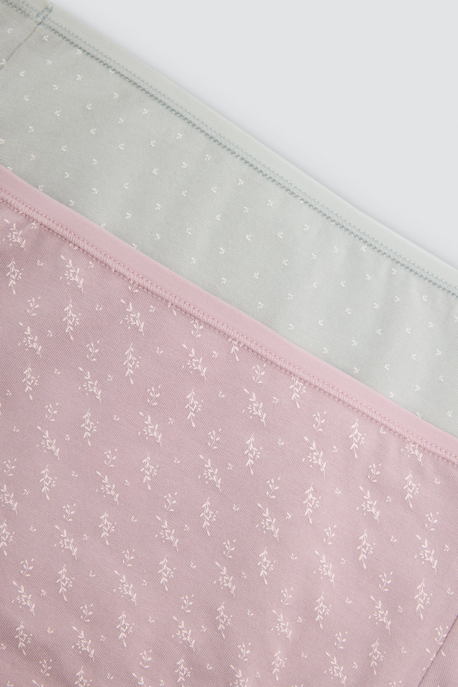 Pack de 2 cuecas altas estampadas de algodão, multicolor