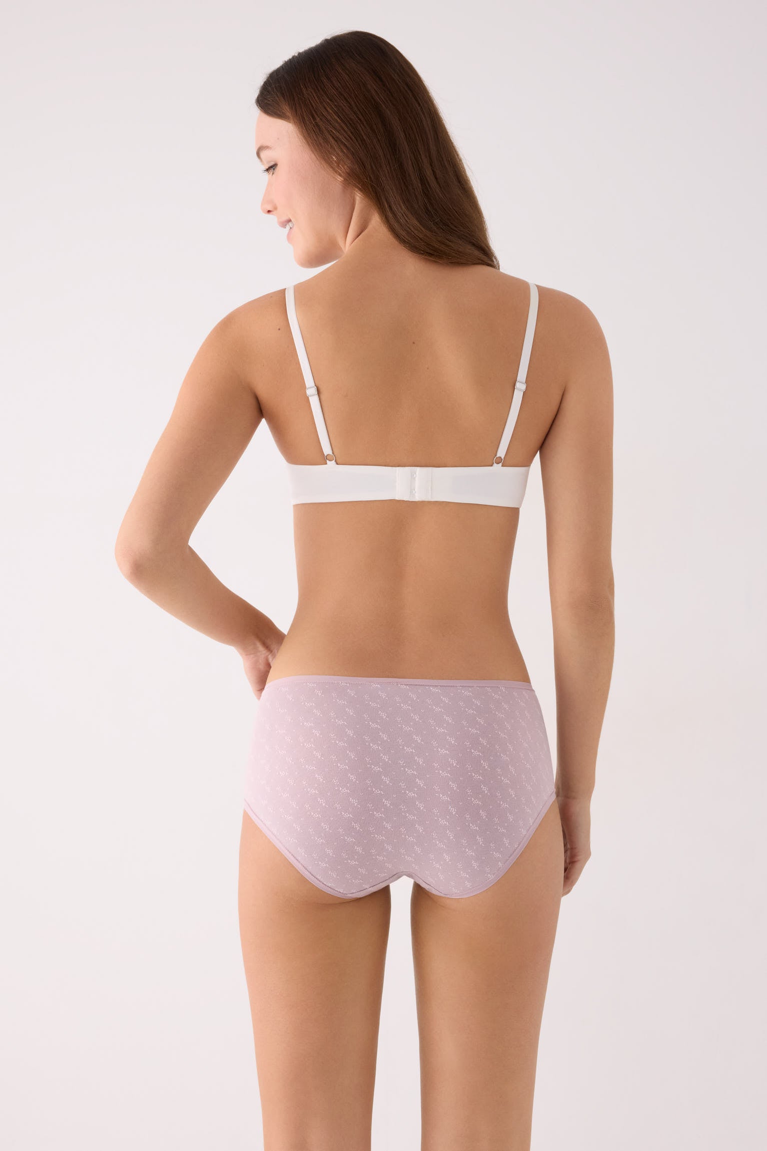 Pack de 2 cuecas altas estampadas de algodão, multicolor