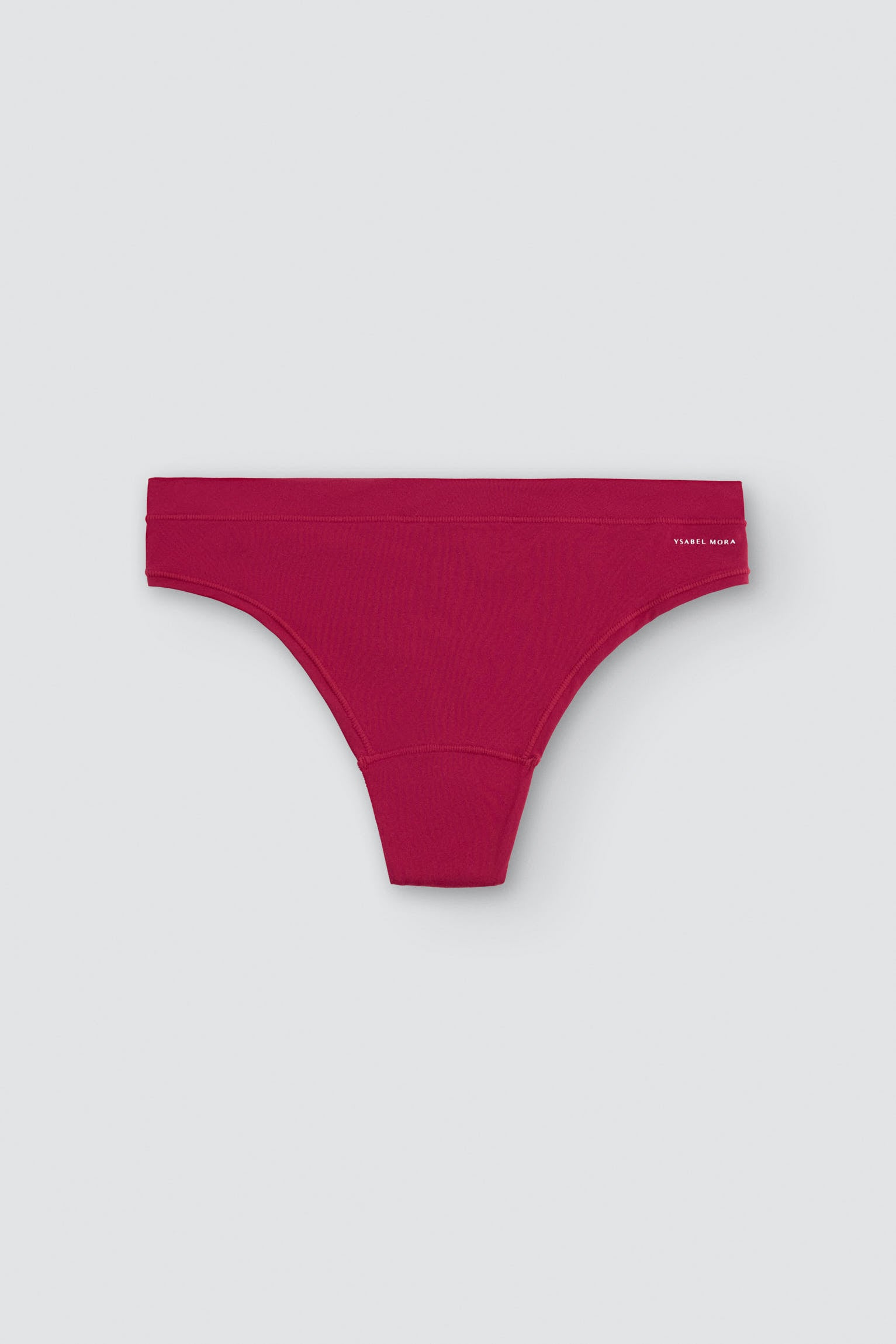 Tanga Adapt com acabamentos invisíveis bordeaux