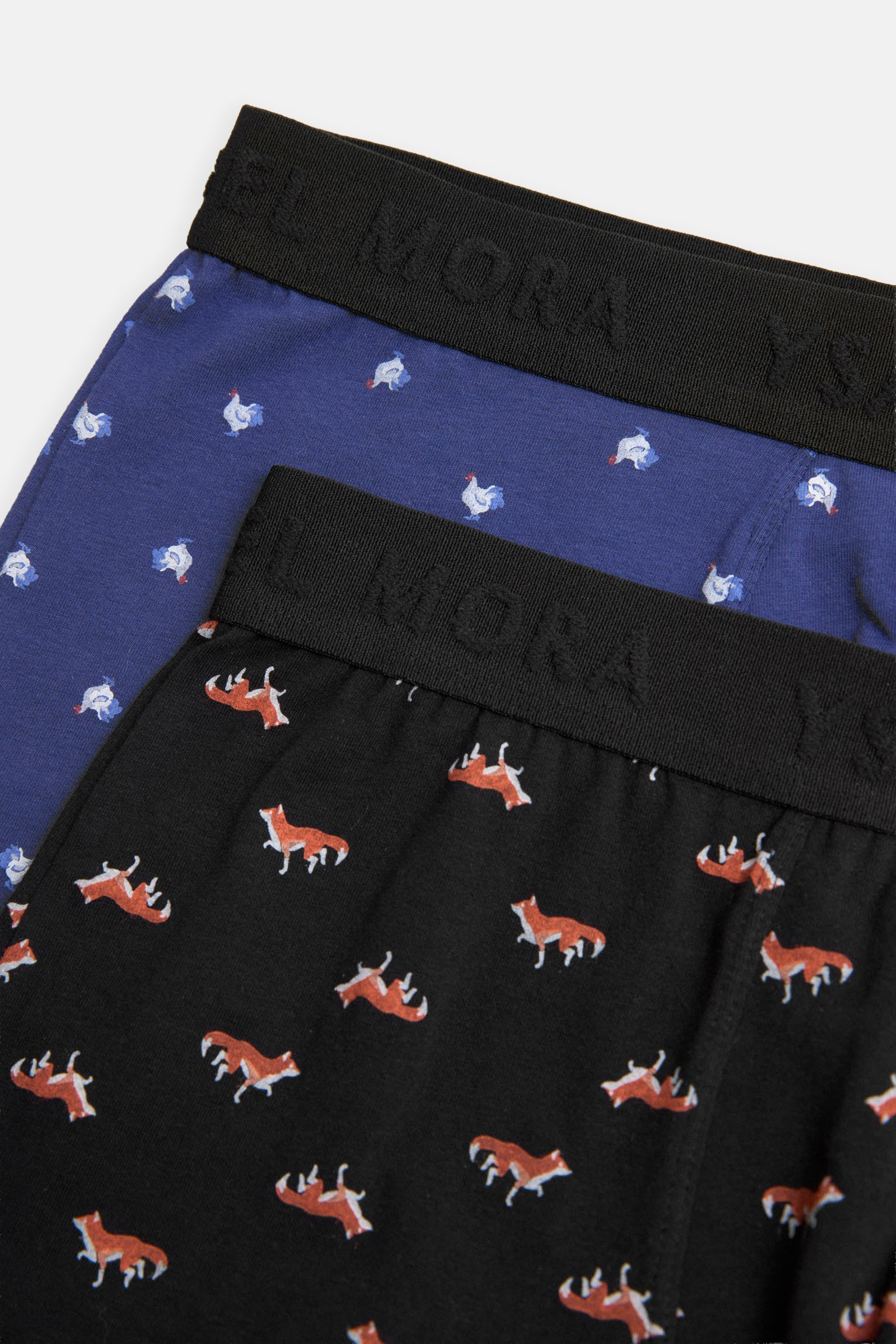 Pacote com 2 boxers com estampa animal