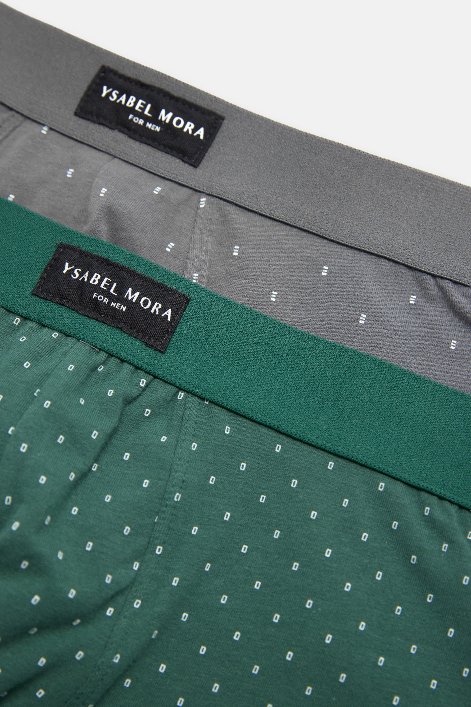 Pacote de 2 boxers estampados minimalistas