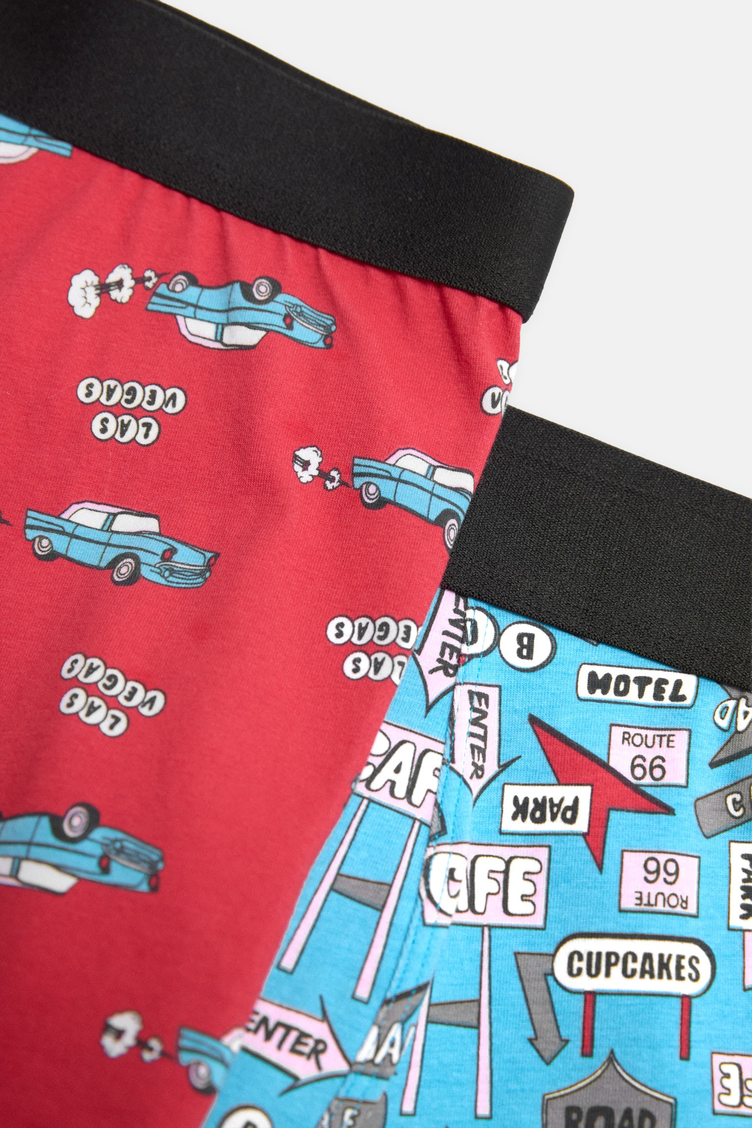 Pacote de 2 boxers Sockarrats com impressão de sinal