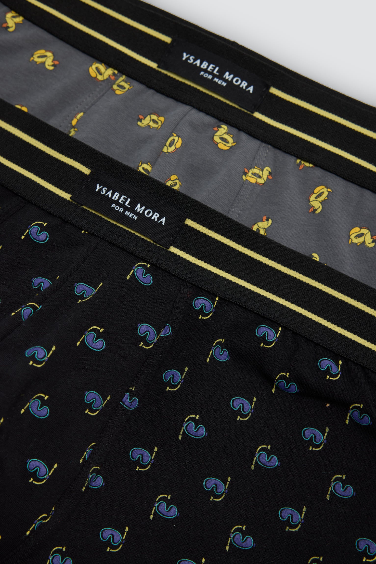 Pacote com 2 cuecas boxer com estampa de mergulho