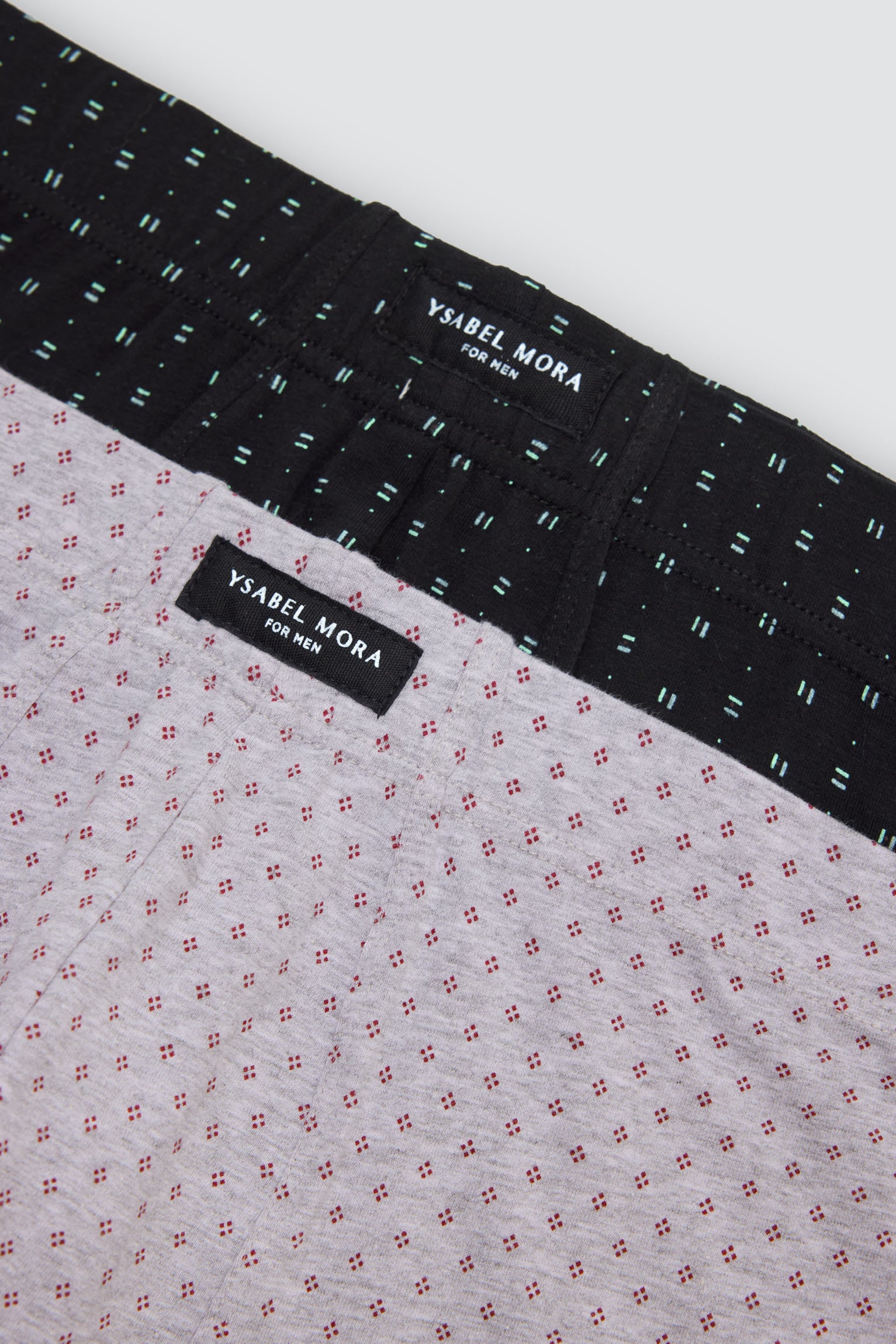Pack 2 bóxers estampados motivos minimal - Ysabel Mora
