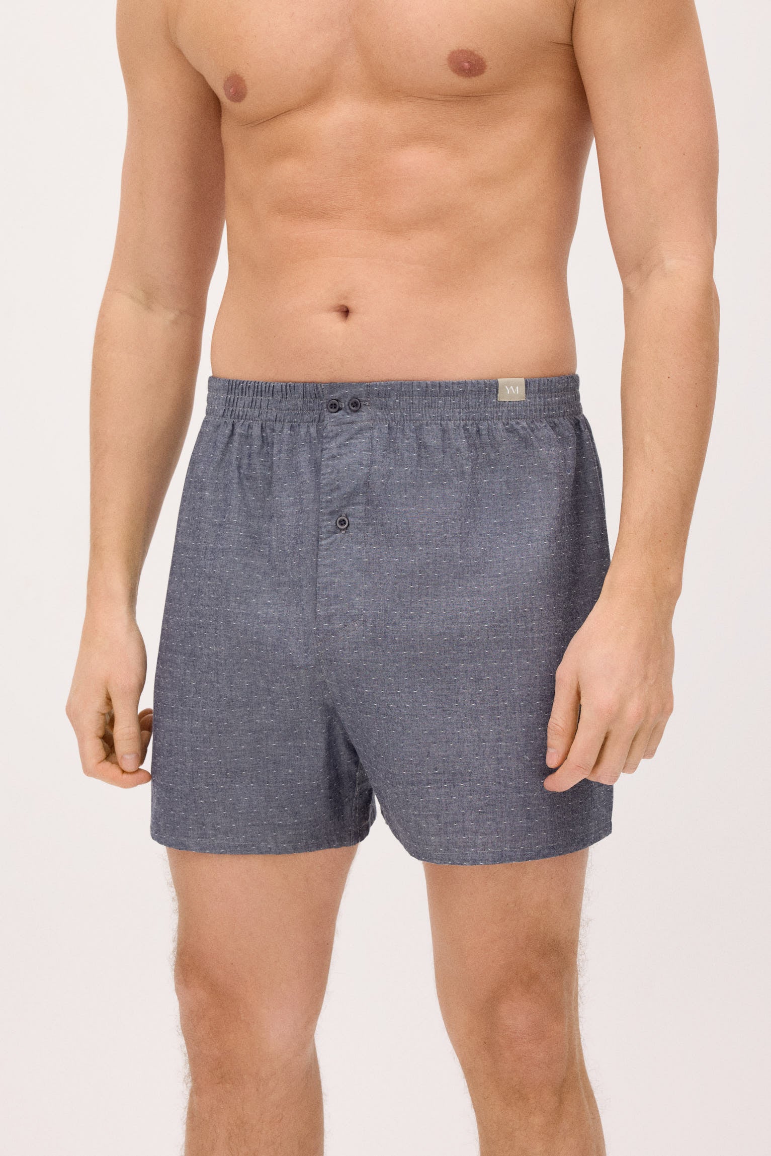 Bóxer tela estampado triangulos minimalistas - Ysabel Mora