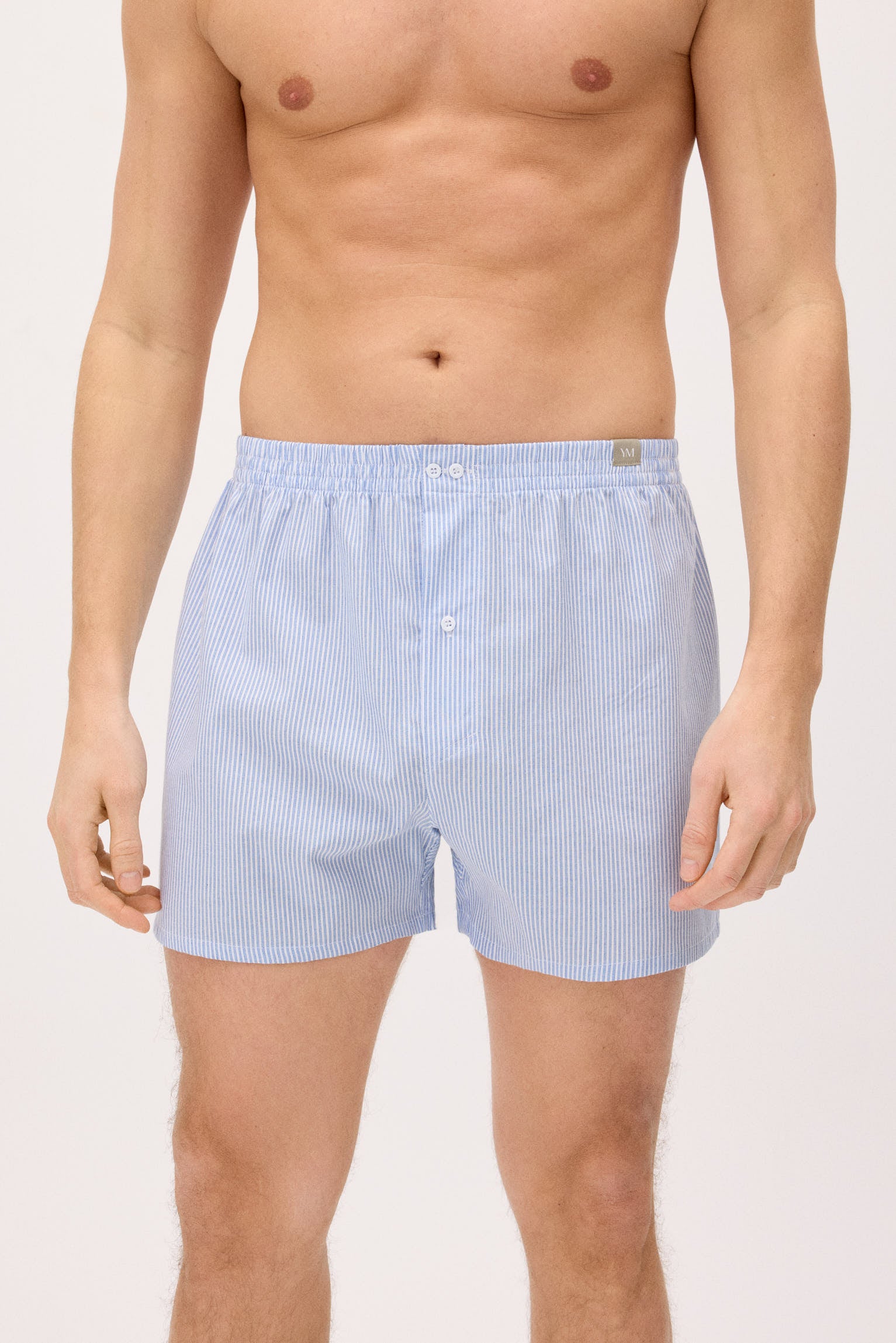 Bóxer tela estampado rayas - Ysabel Mora