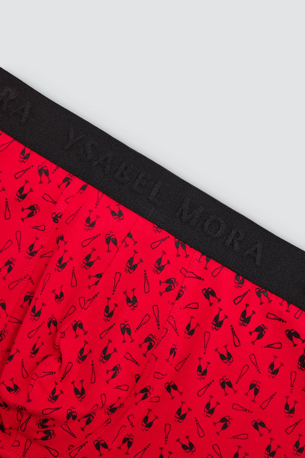 Calzoncillos bóxer estampado copas de champagne - Ysabel Mora