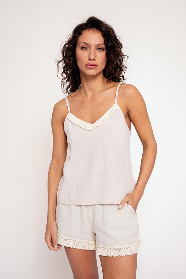 Pijamas de linho para mulher | MUYDEMI