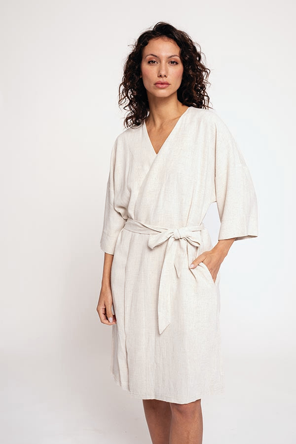 Robe de linho feminino | MUYDEMI