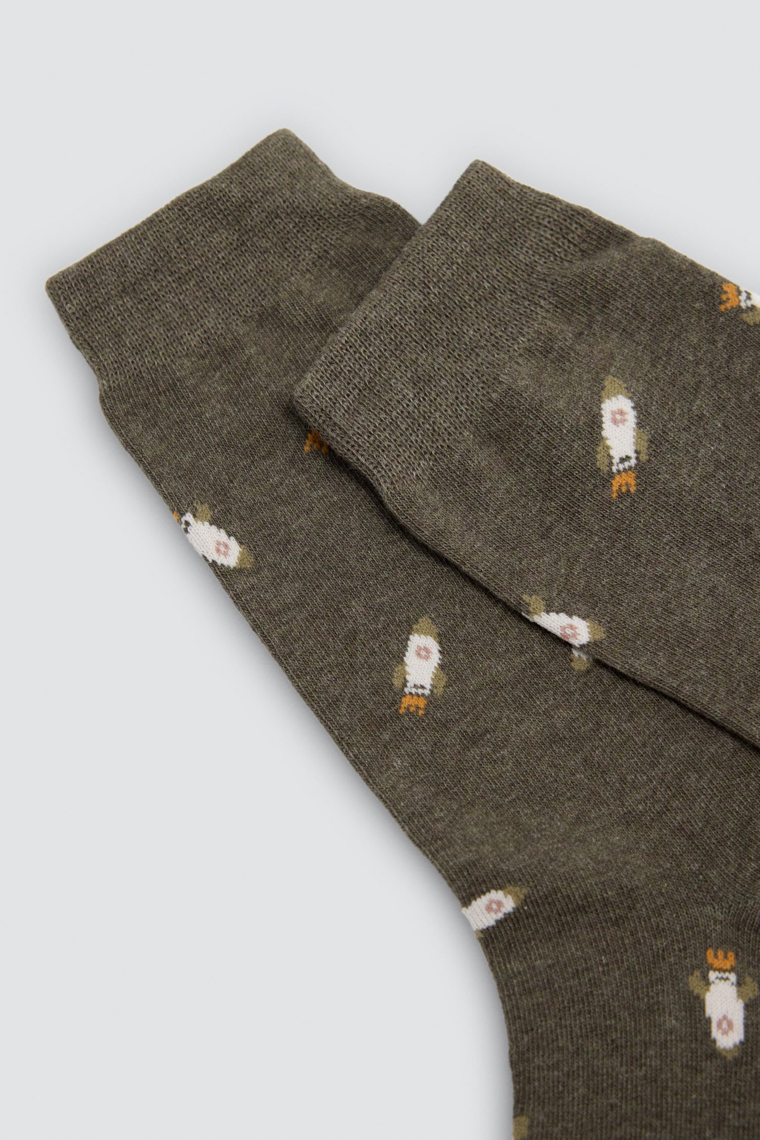 Pack de 4 meias com estampados de animais, guitarras e foguetões