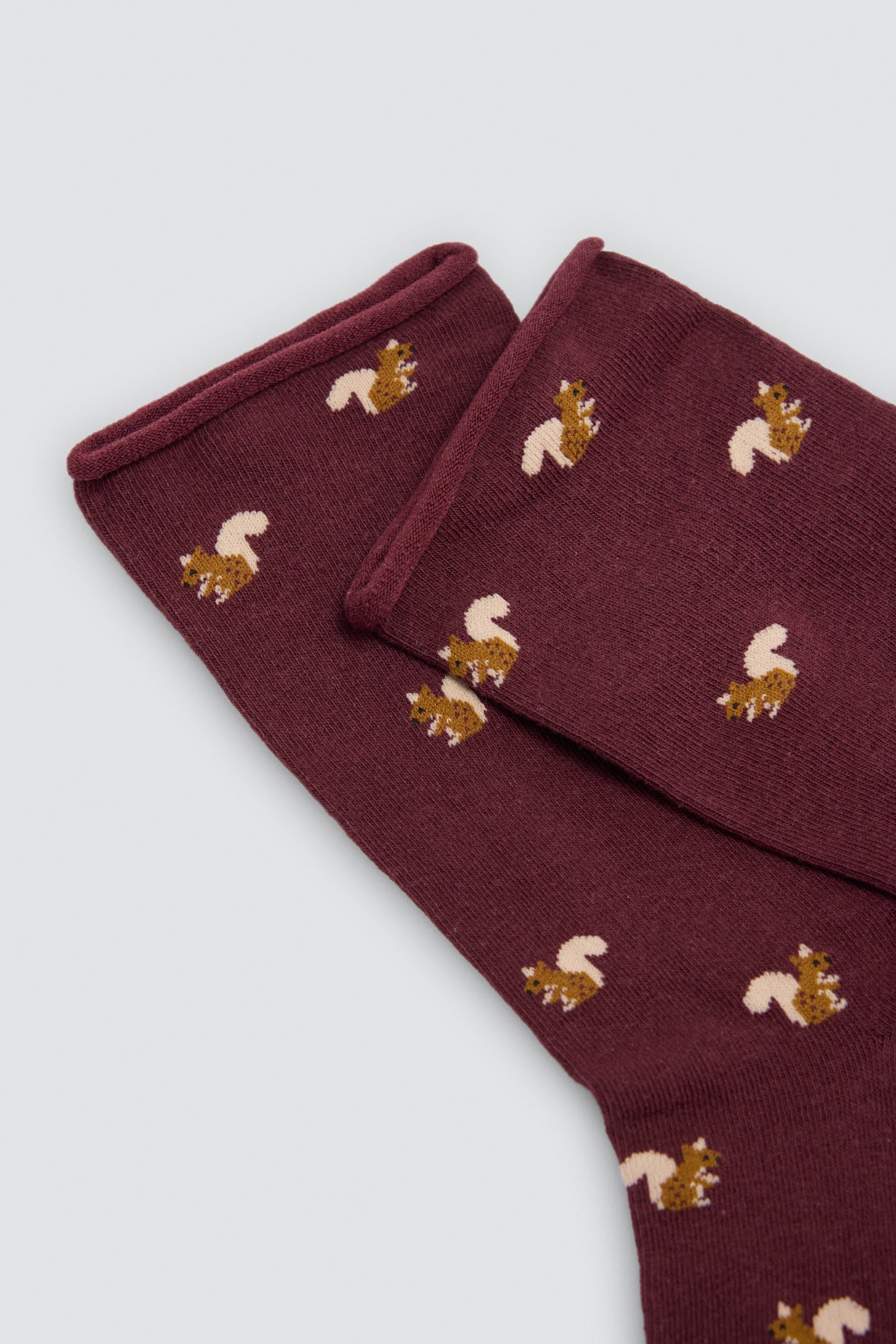 Pack de 4 meias sem punho com estampados de animais