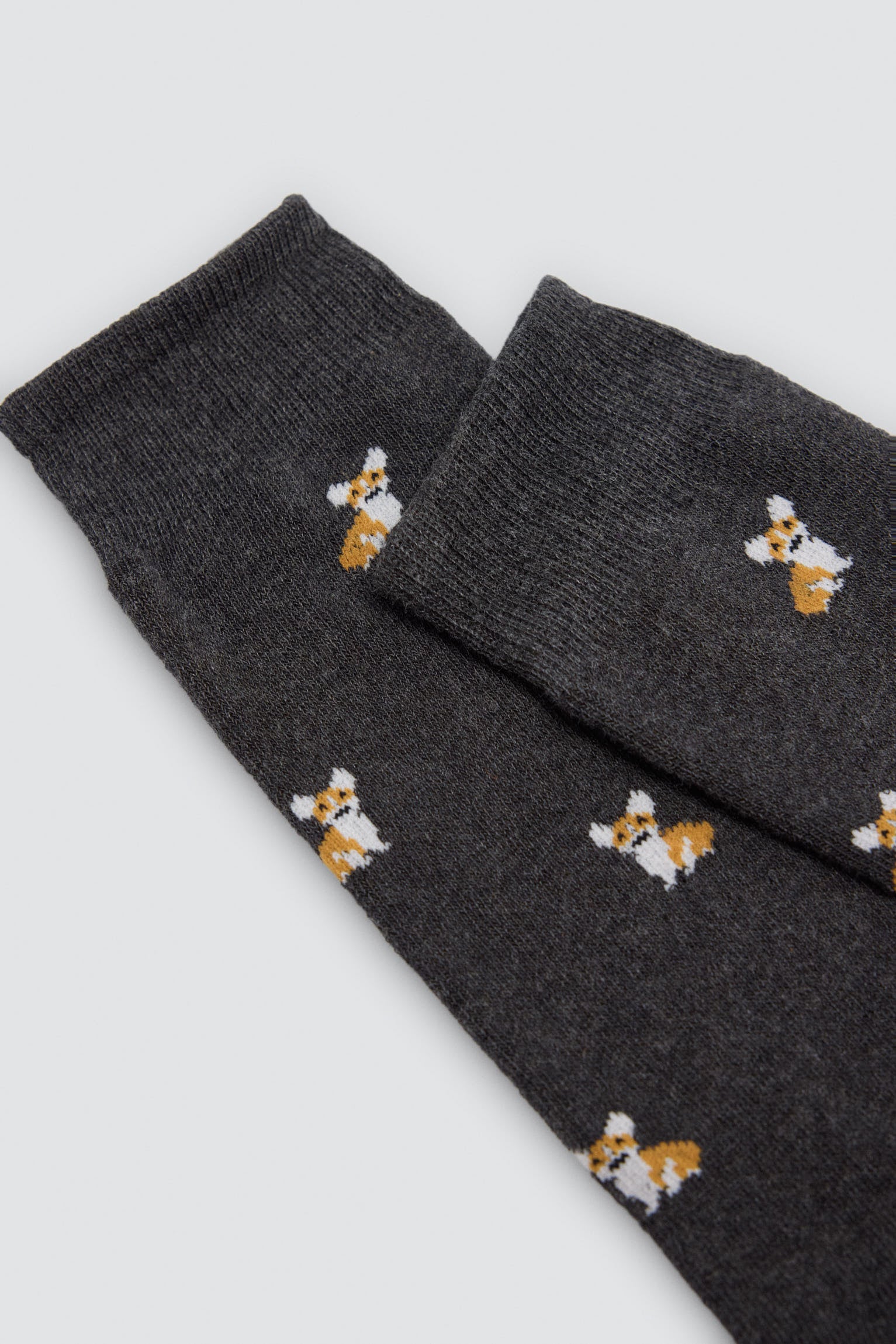 Pack de 4 meias térmicas com estampados variados de animais e riscas