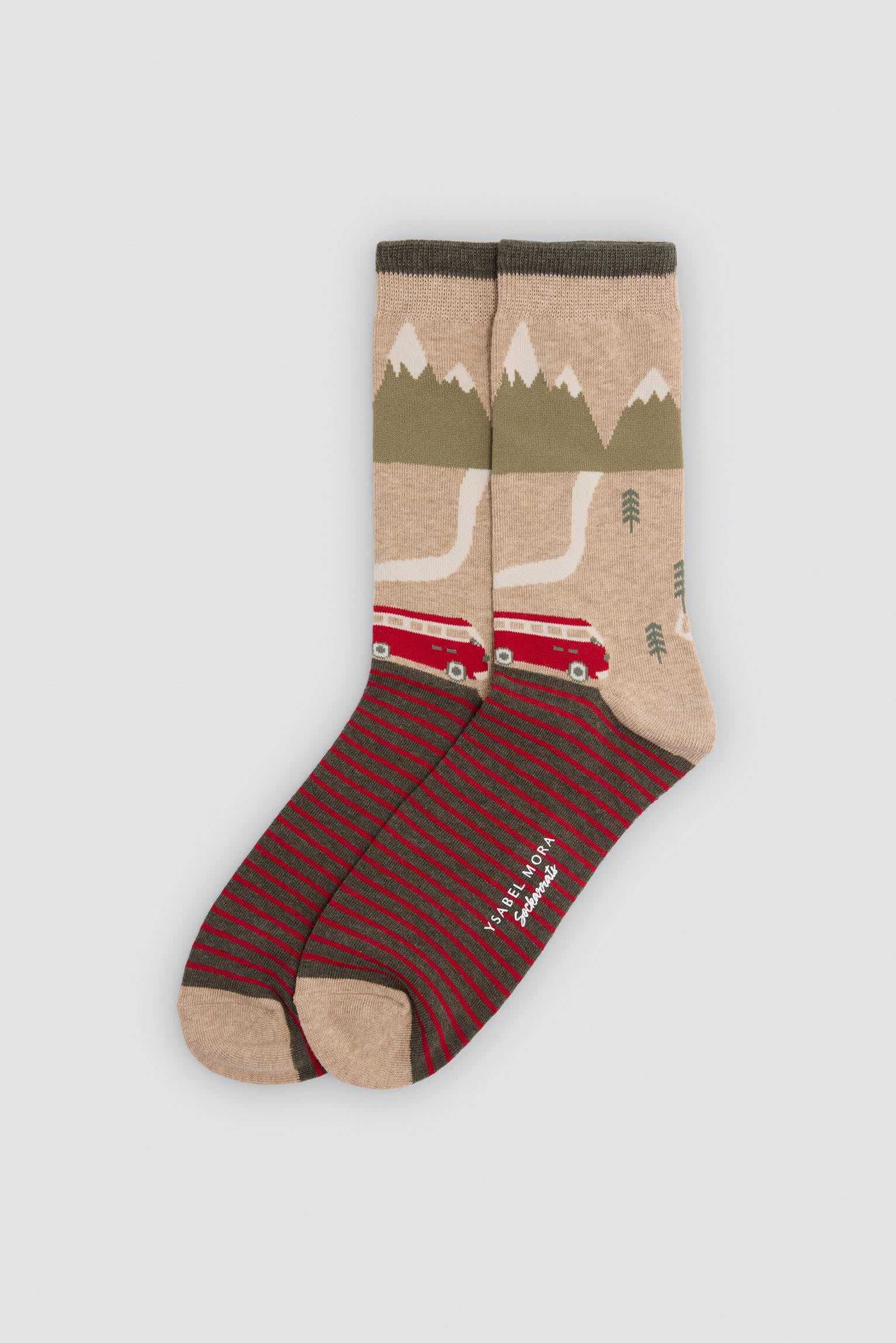 Pack de 4 meias Sockarrats com estampados de paisagens coloridas