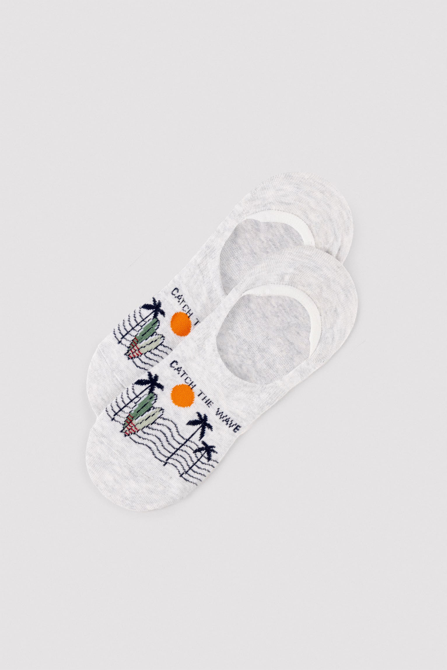 Pacote com 4 dedo mindinhos masculinos com estampa "Bon Voyage"