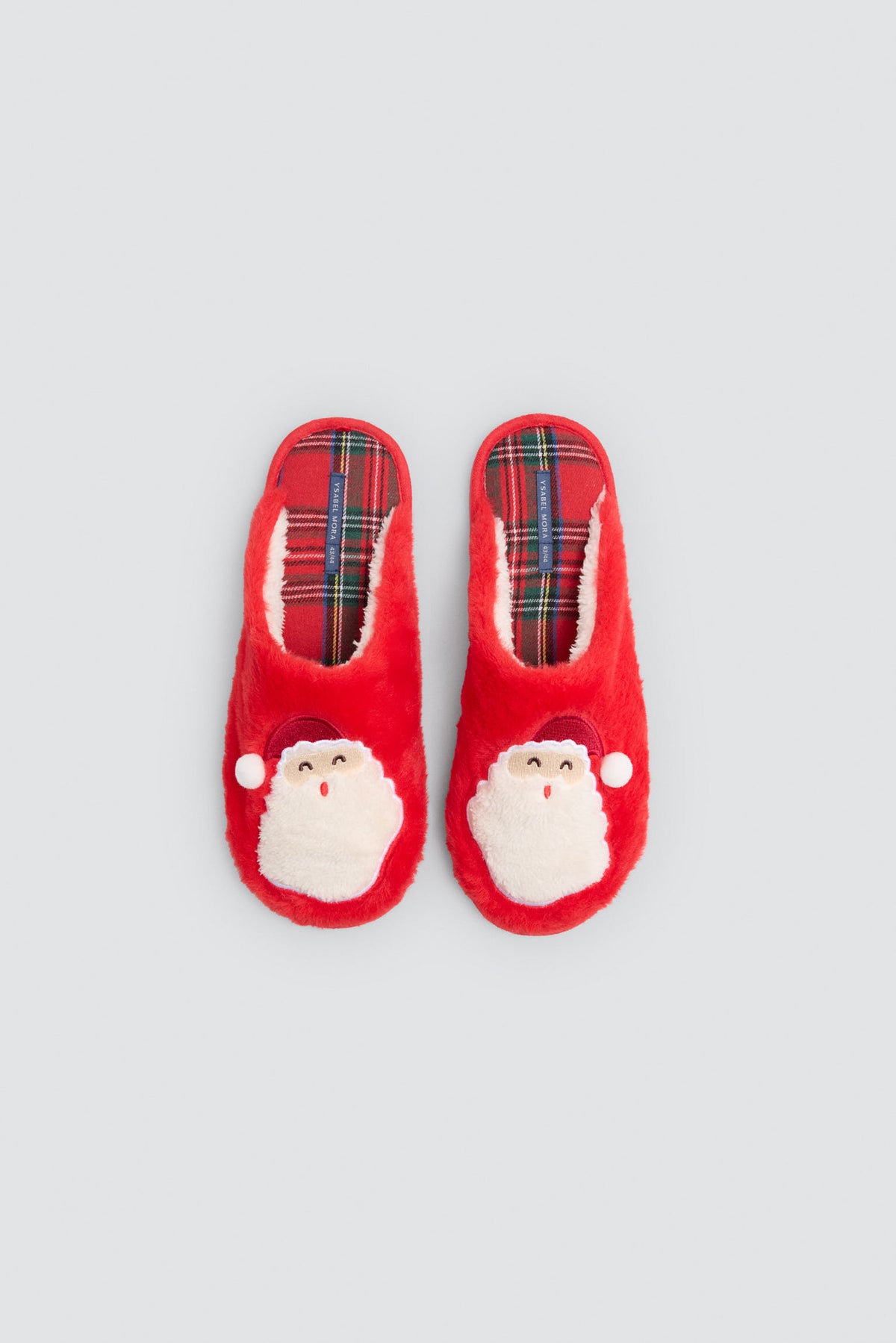 Zapatillas de casa navidad dibujo Papá Noel