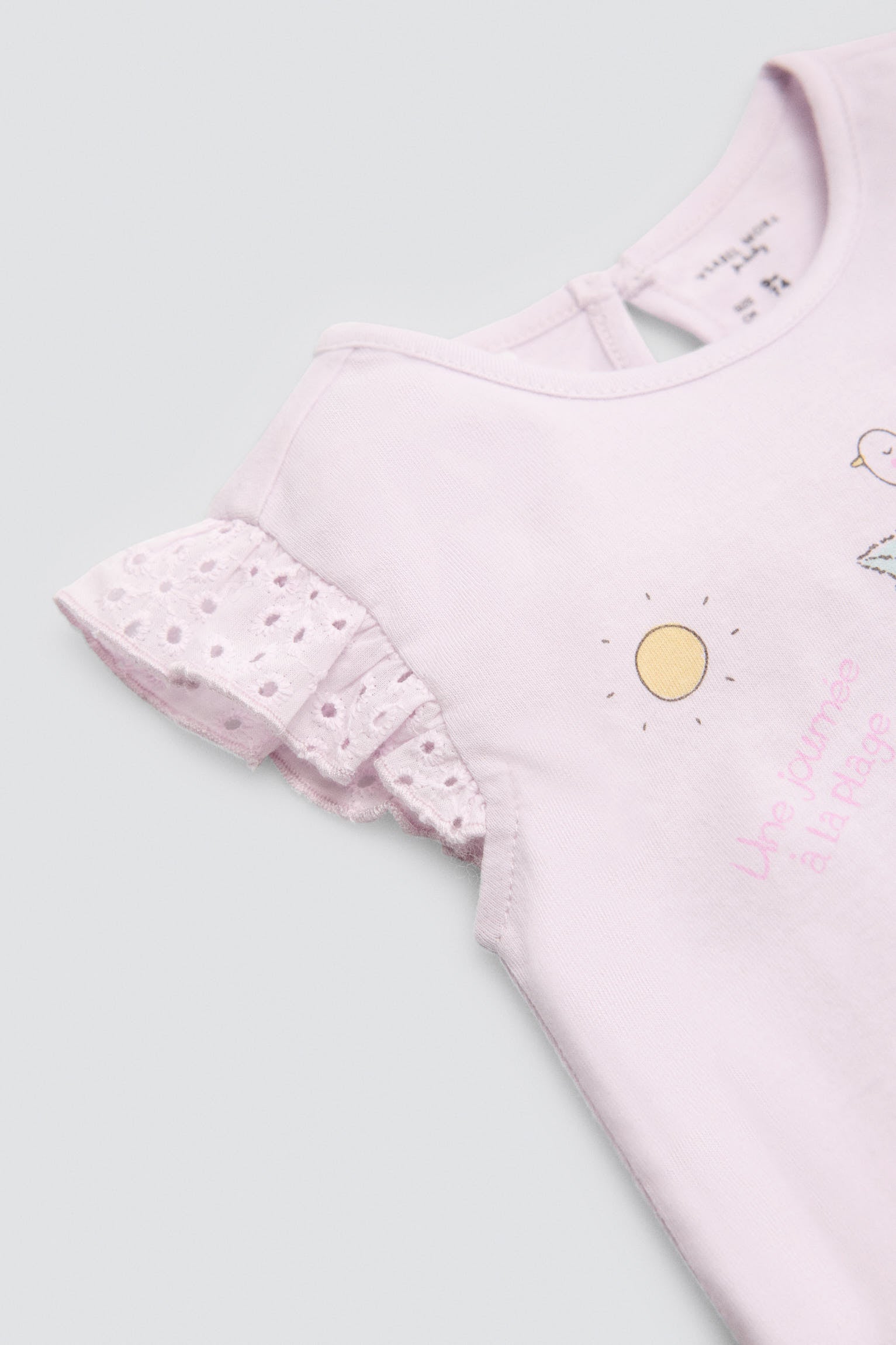 Conjunto bebé sin mangas estampado verano - Ysabel Mora