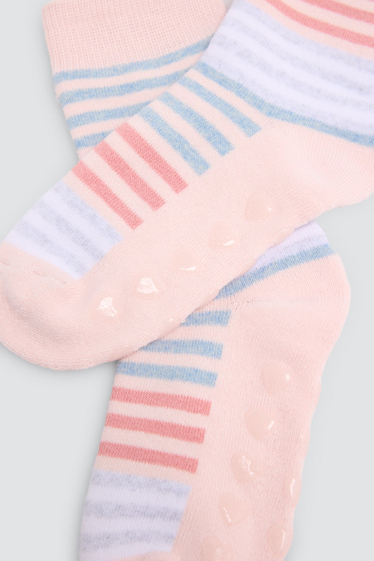 Pack de 3 meias térmicas antiderrapantes de menina com estampados de ursos e pinguins