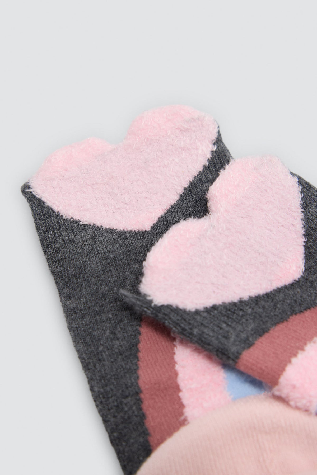 Pack de 3 meias térmicas antiderrapantes de menina com estampados de unicórnios e arco-íris