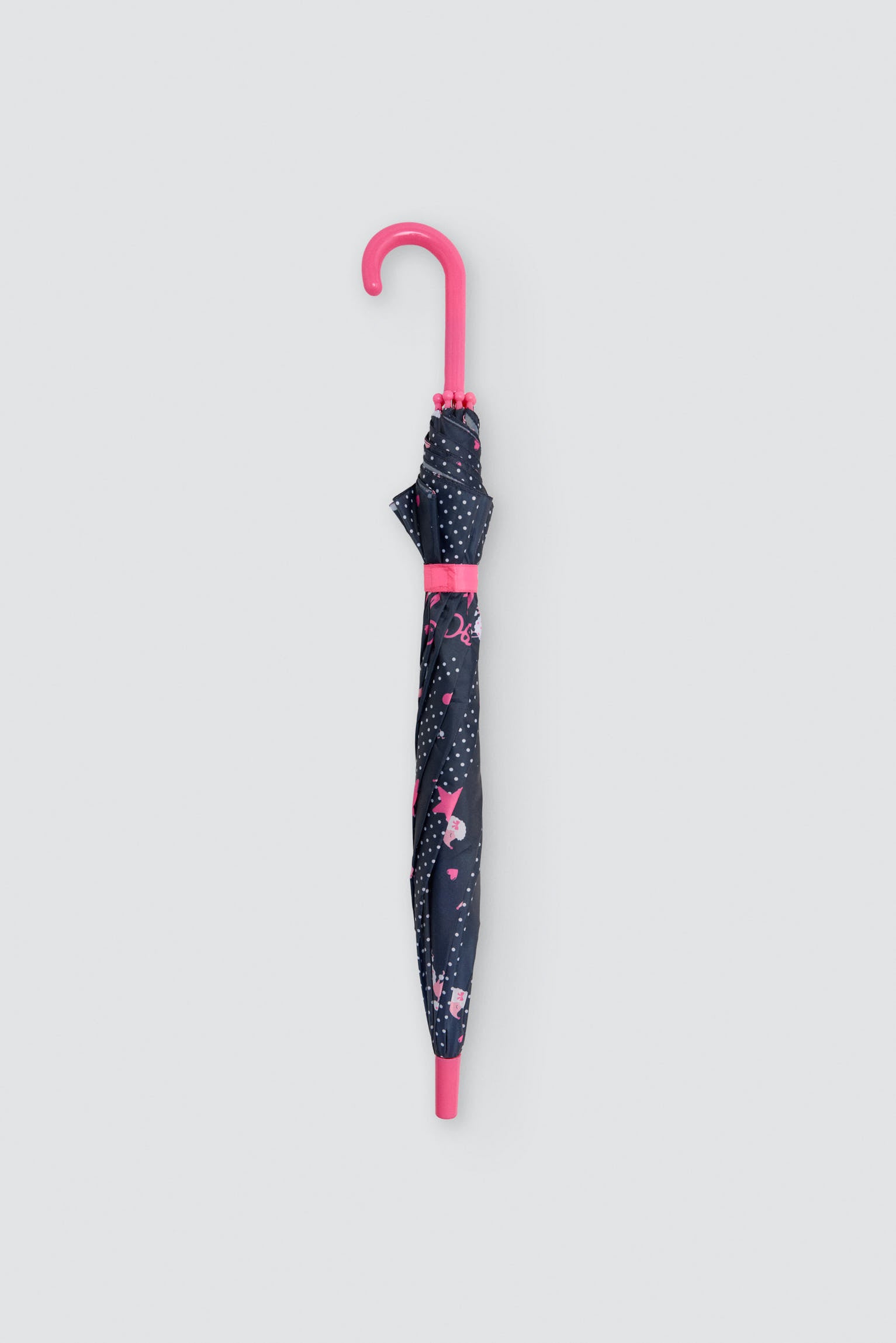 Guarda-chuva de menina estampado de caniches