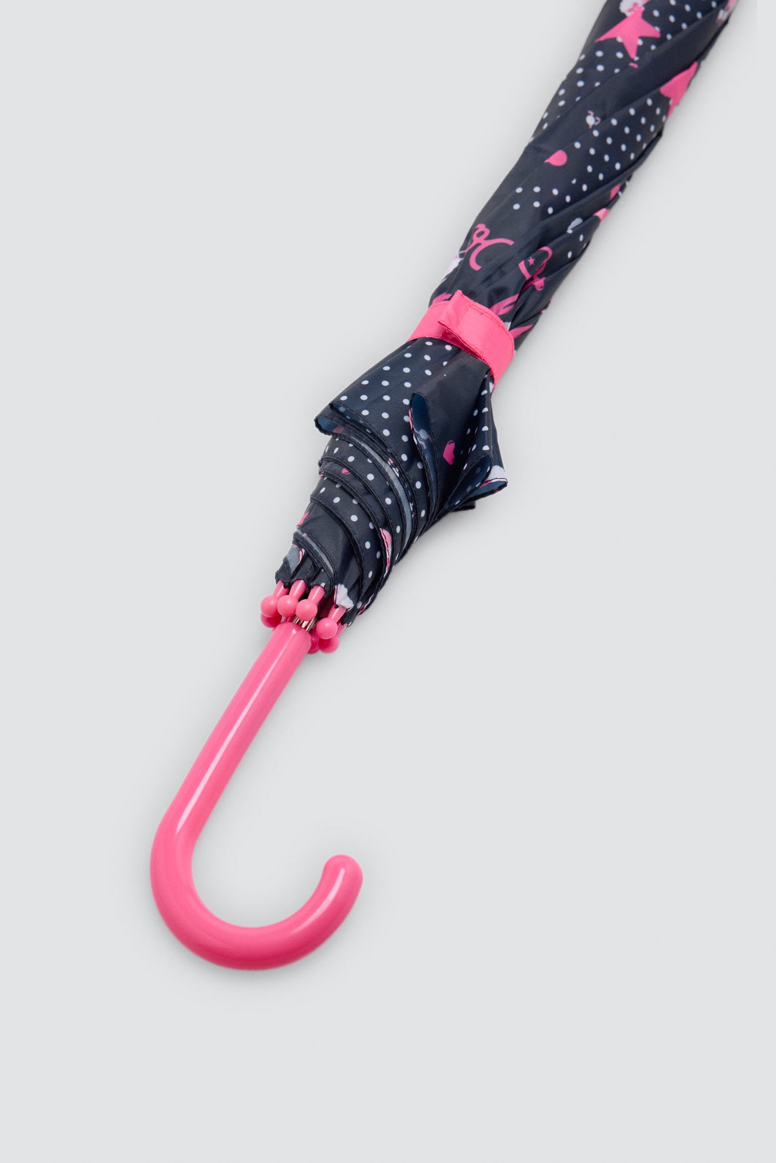 Guarda-chuva de menina estampado de caniches