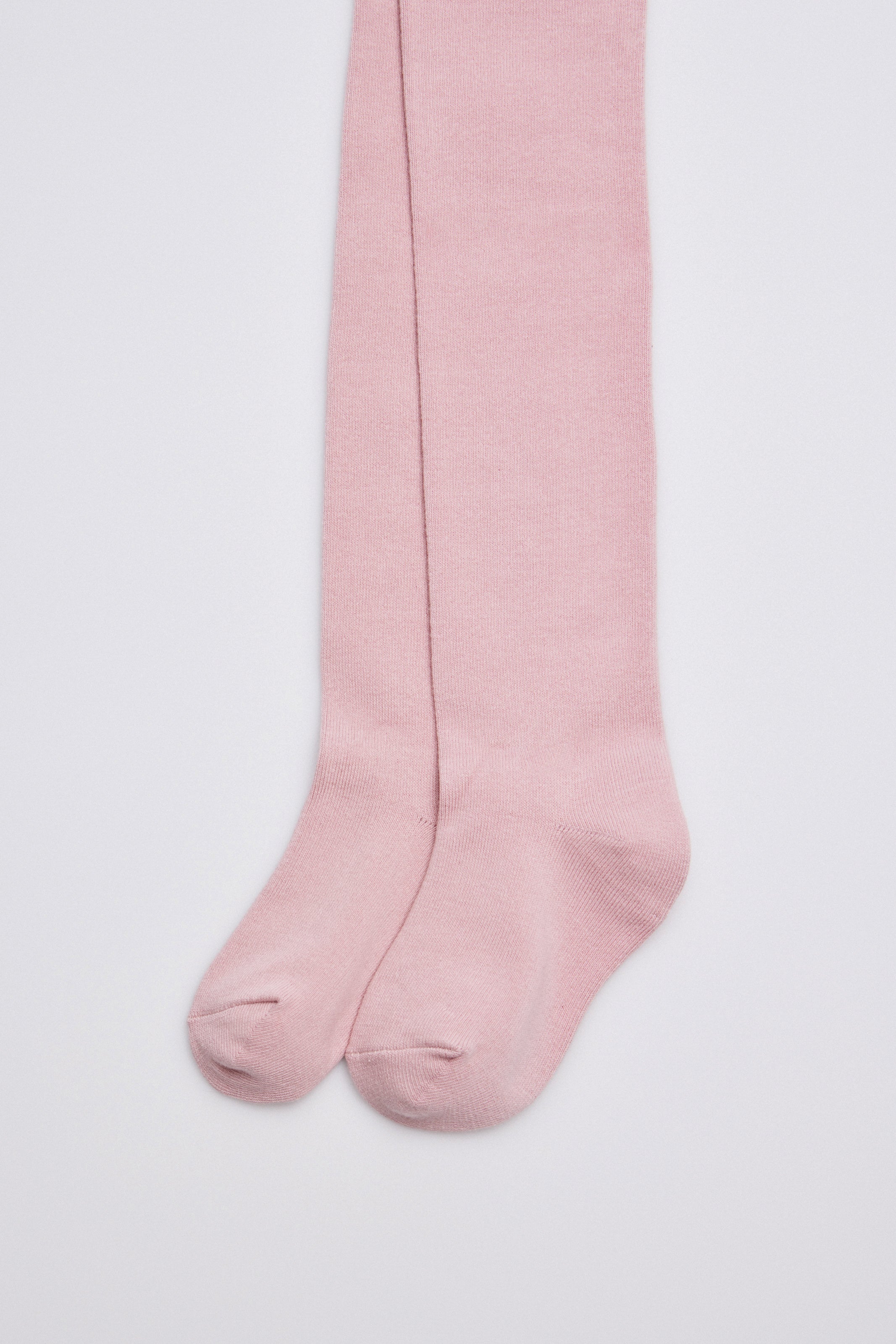 Collant infantil rosa pó clássico