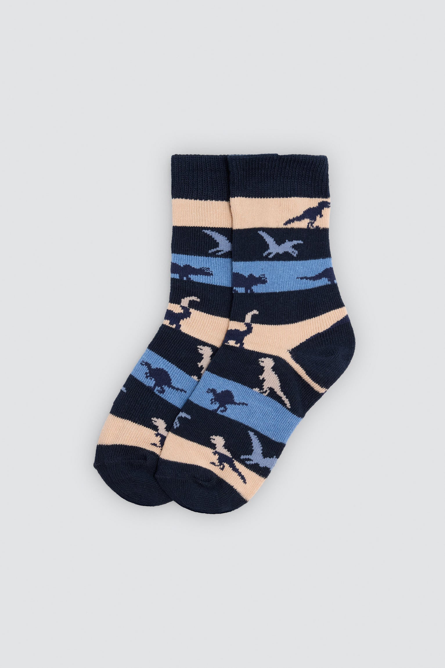 Pack de 4 meias com estampado de dinossauros