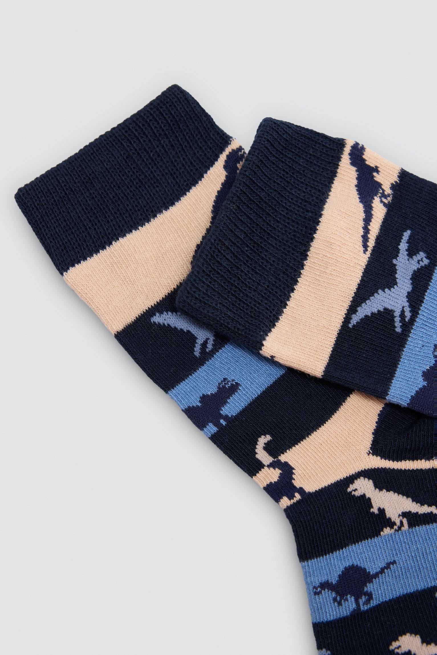 Pack de 4 meias com estampado de dinossauros