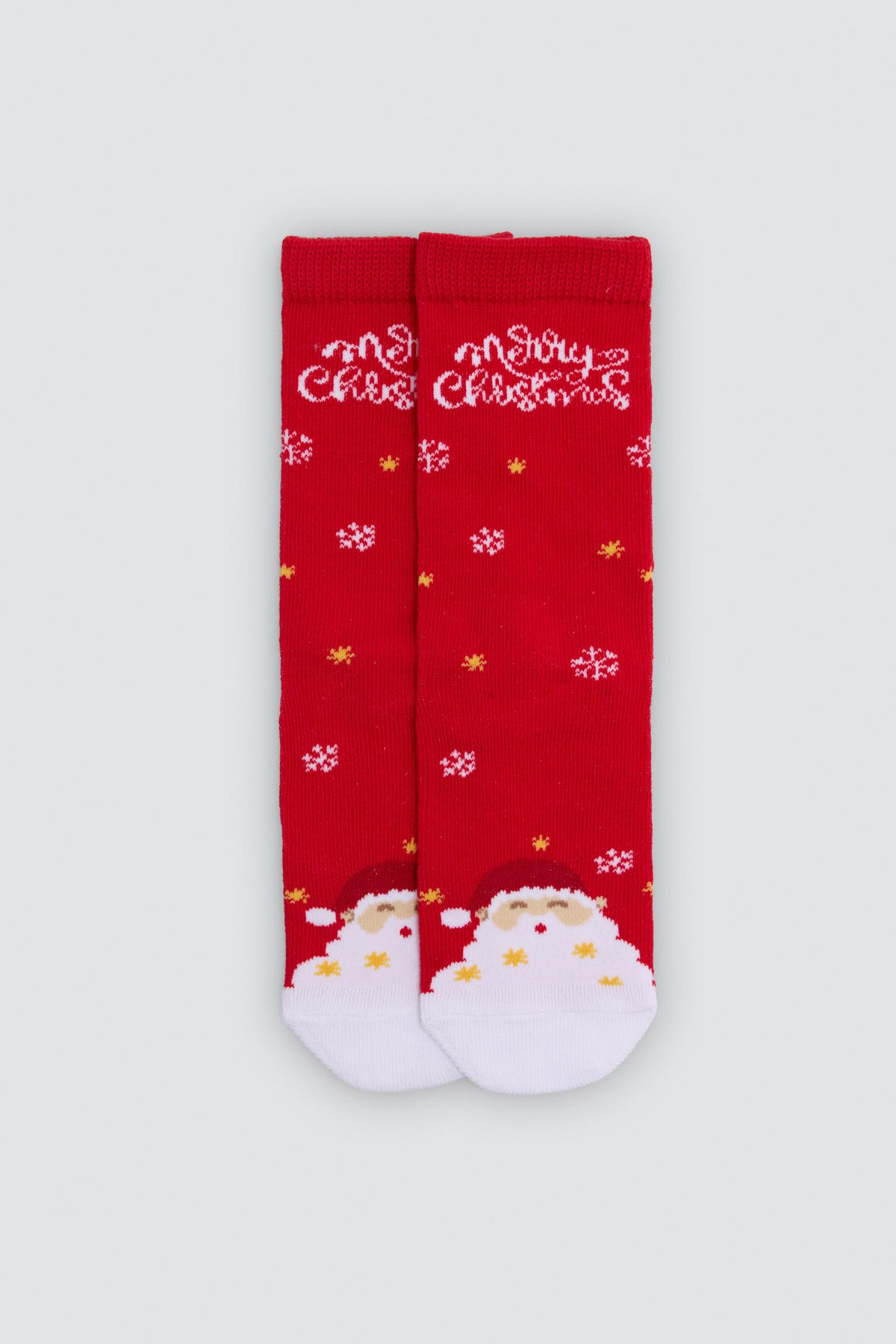 Pack de 2 meias infantis com estampado de Natal