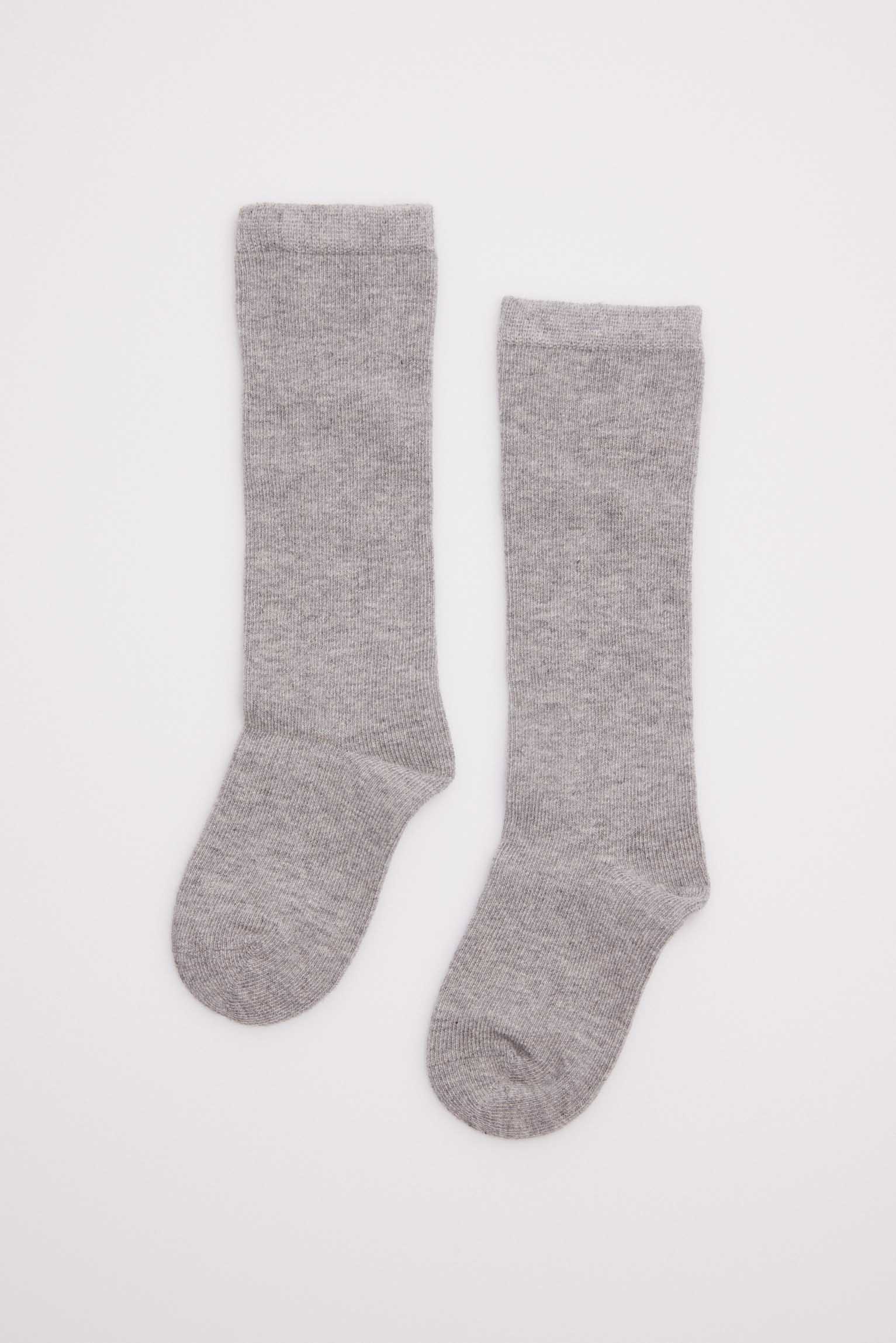 52529 3 calcetines largos basicos niño - Gris