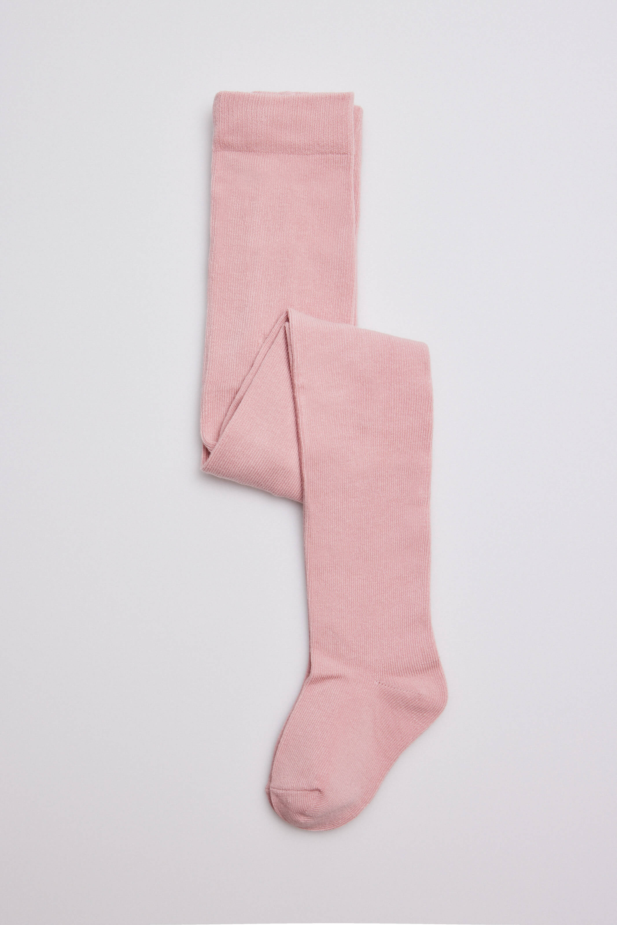 Collant clássico rosa claro para bebê