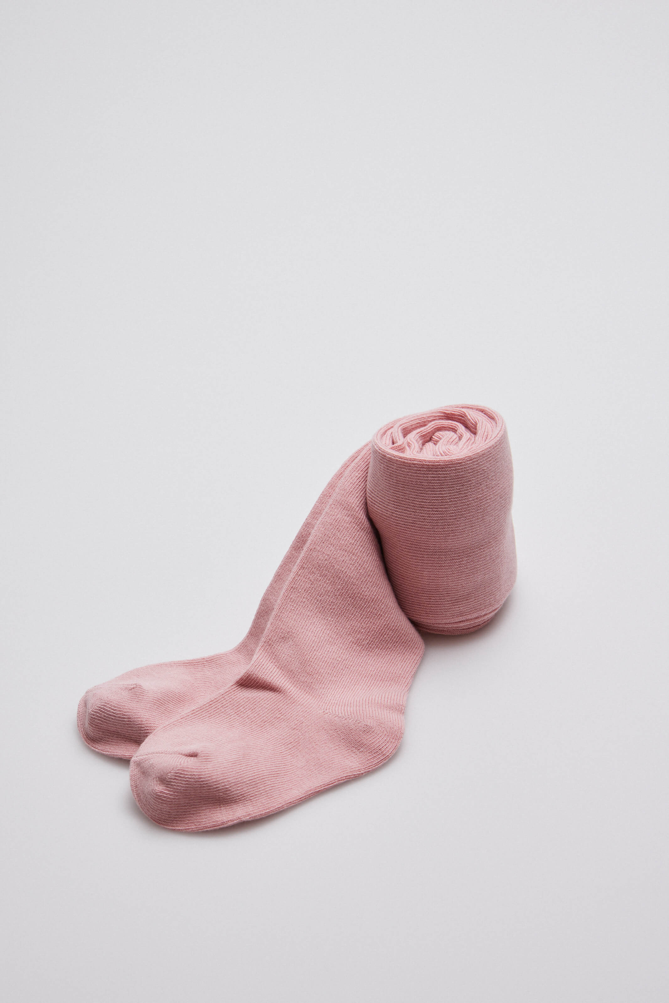 Collant clássico rosa claro para bebê