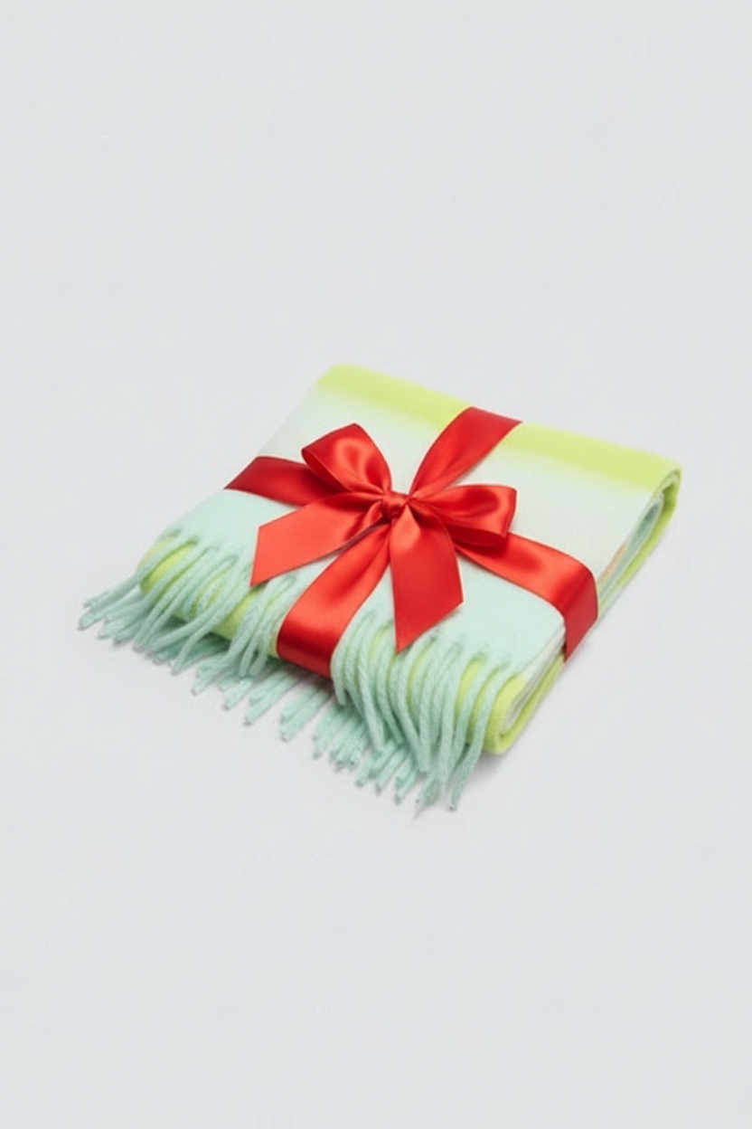 Cachecol listrado colorido