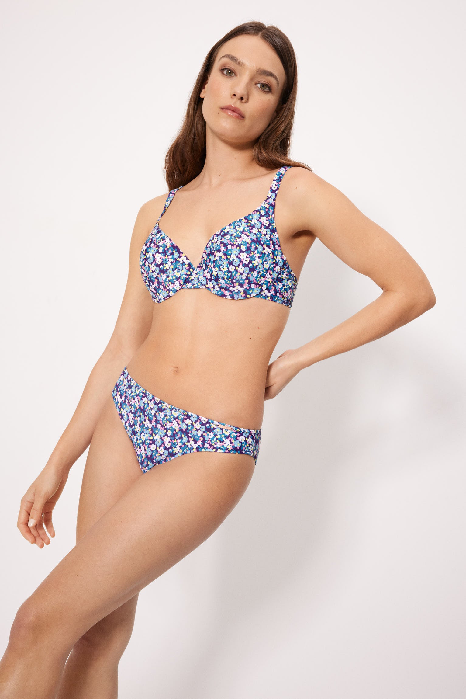 Braga bikini liberty azul - Ysabel Mora