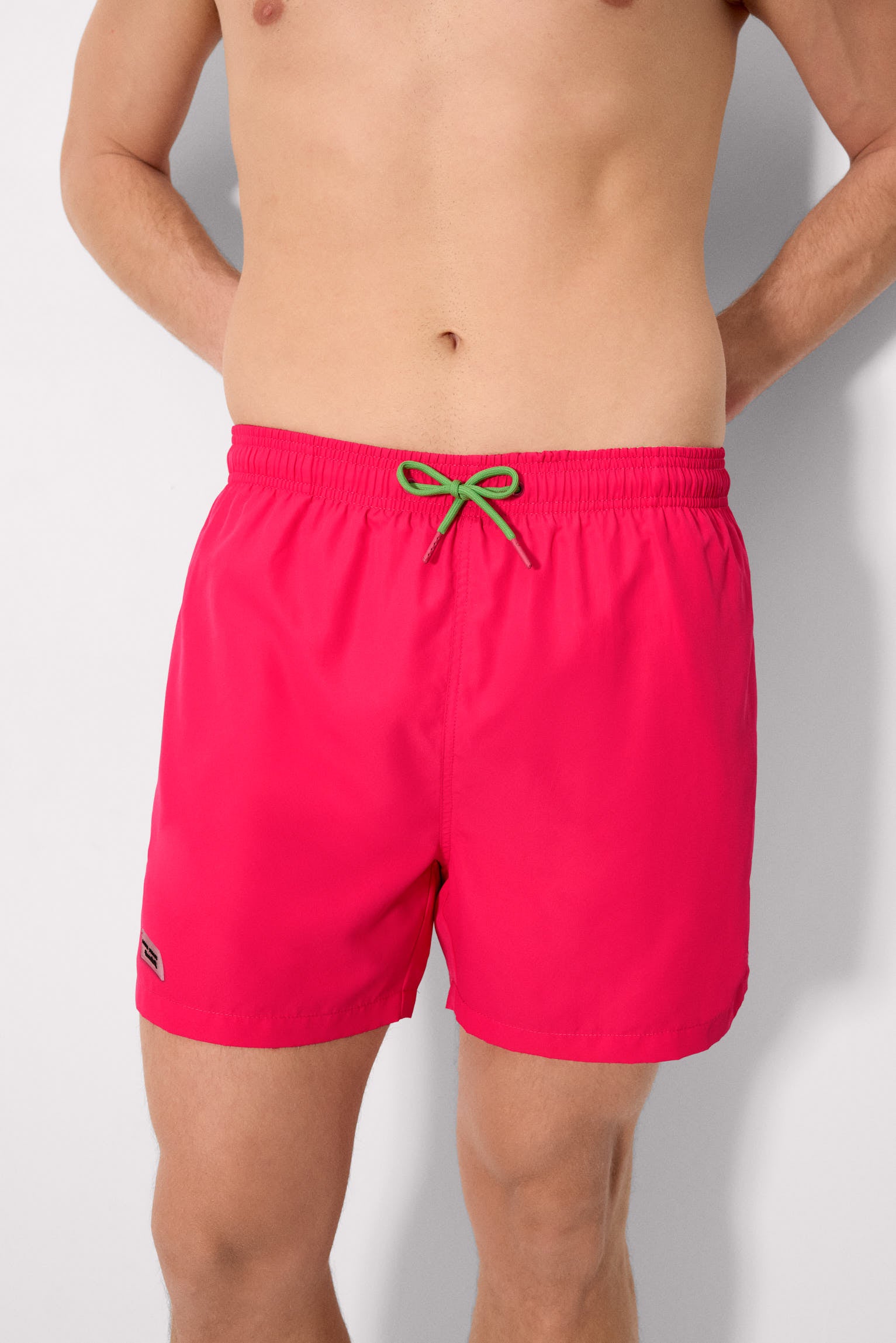 Maiô básico fúcsia de comprimento médio da Sockarrats