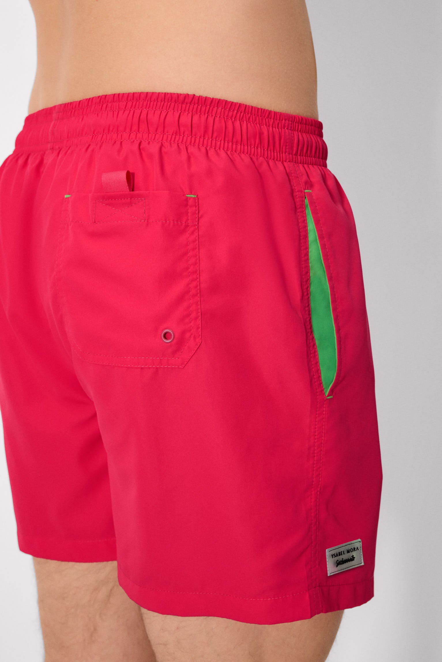 Maiô básico fúcsia de comprimento médio da Sockarrats