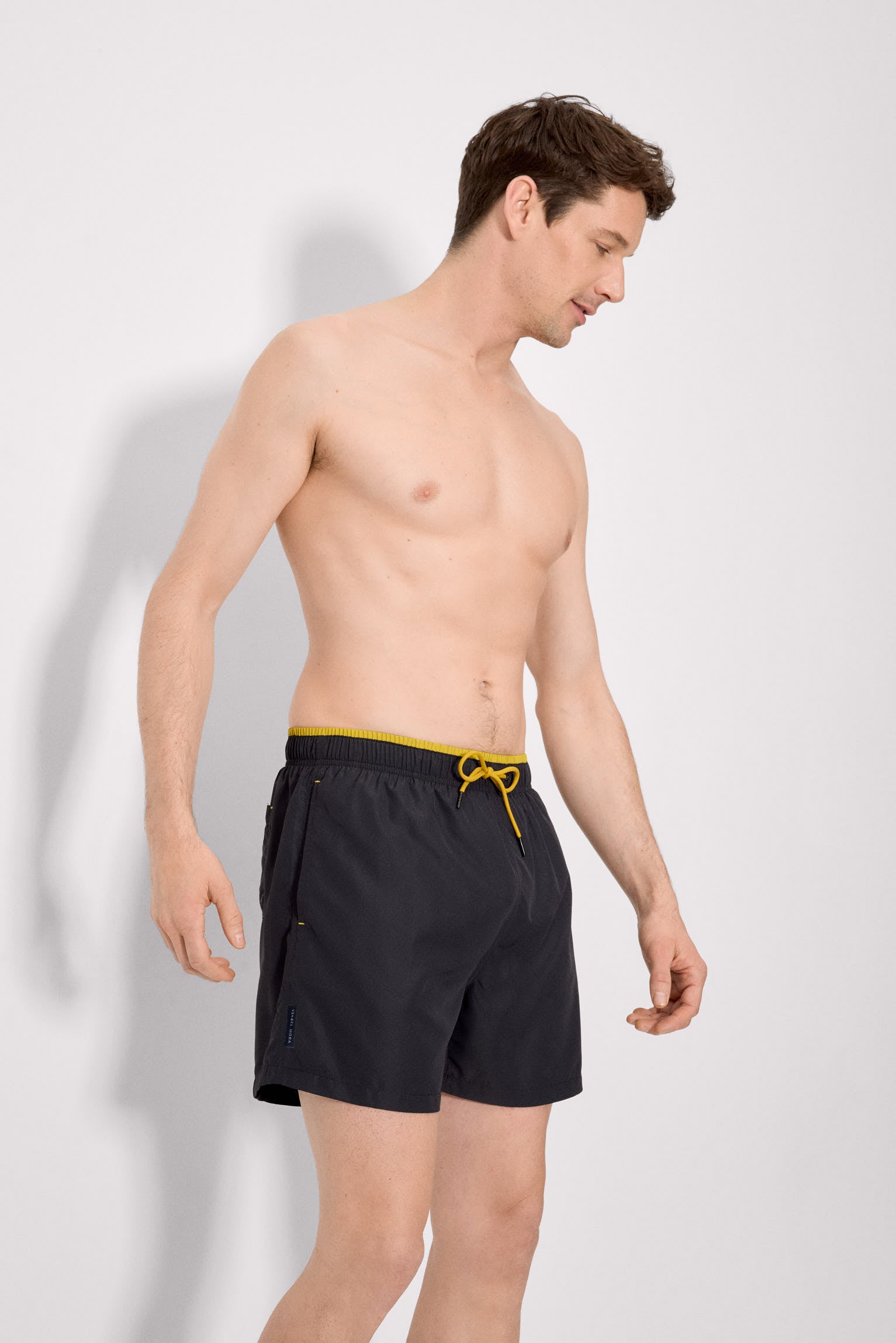 Meio biquíni com detalhe na cintura, preto