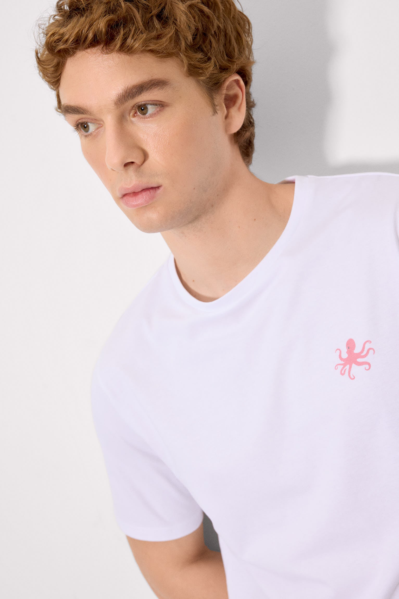 Camiseta manga corta básica Let me sea blanco - Ysabel Mora