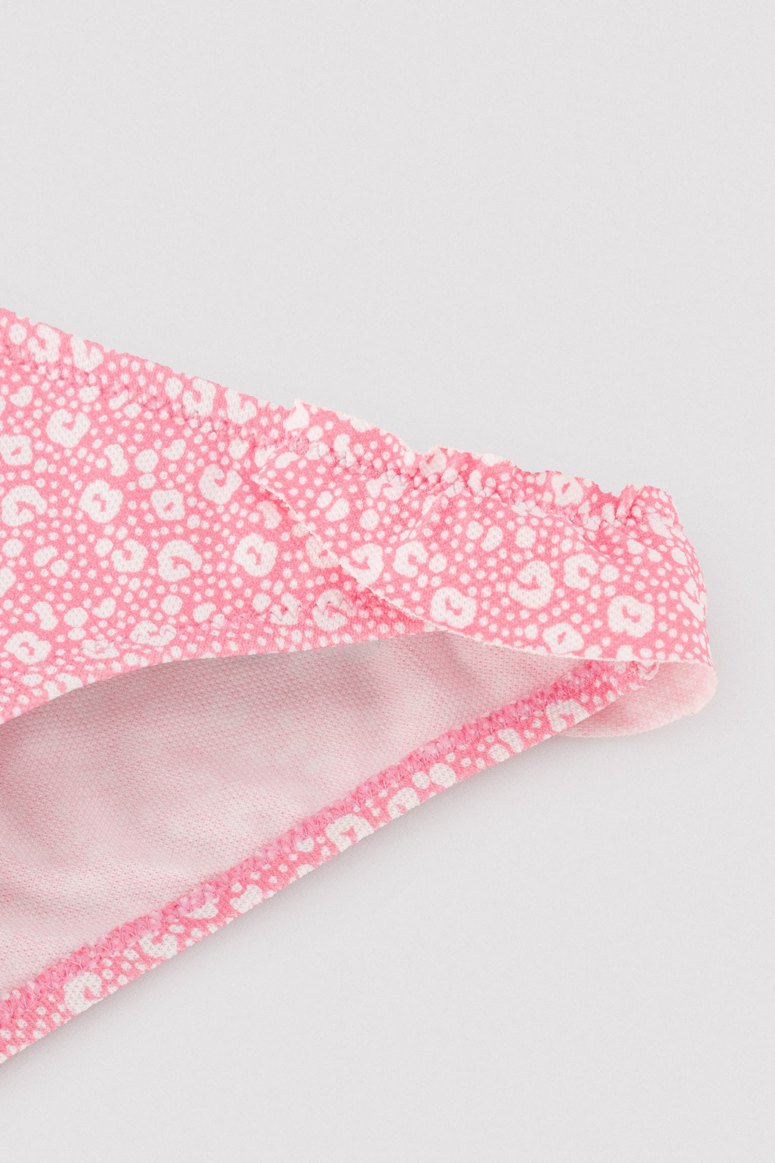 Culetín niña detalle volantes estampado leopardo rosa - Ysabel Mora